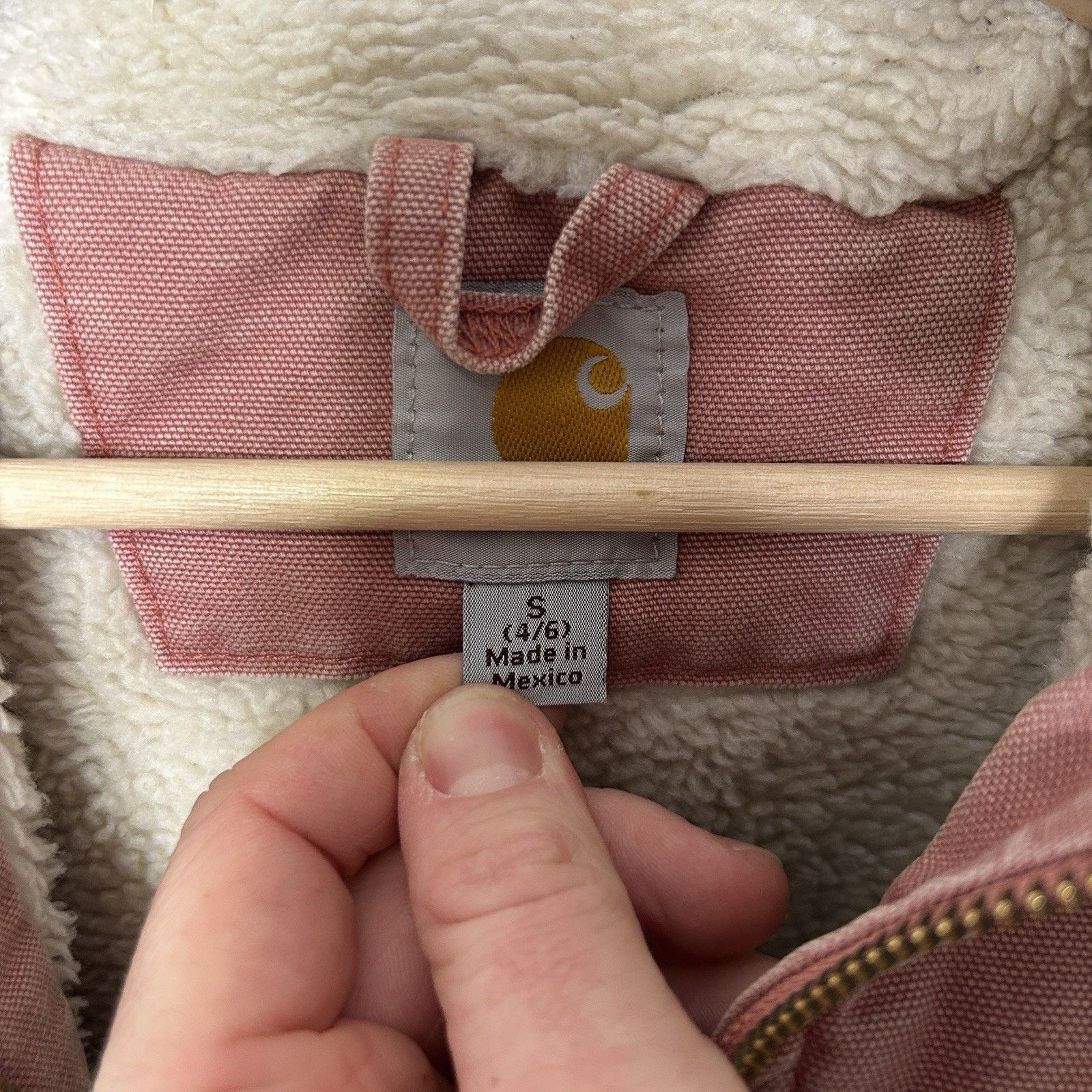 Carhartt Carhartt Sherpa-Lined Wildwood Jacket “Dried Pink Rose" Size S / US 4 / IT 40 - 11 Thumbnail