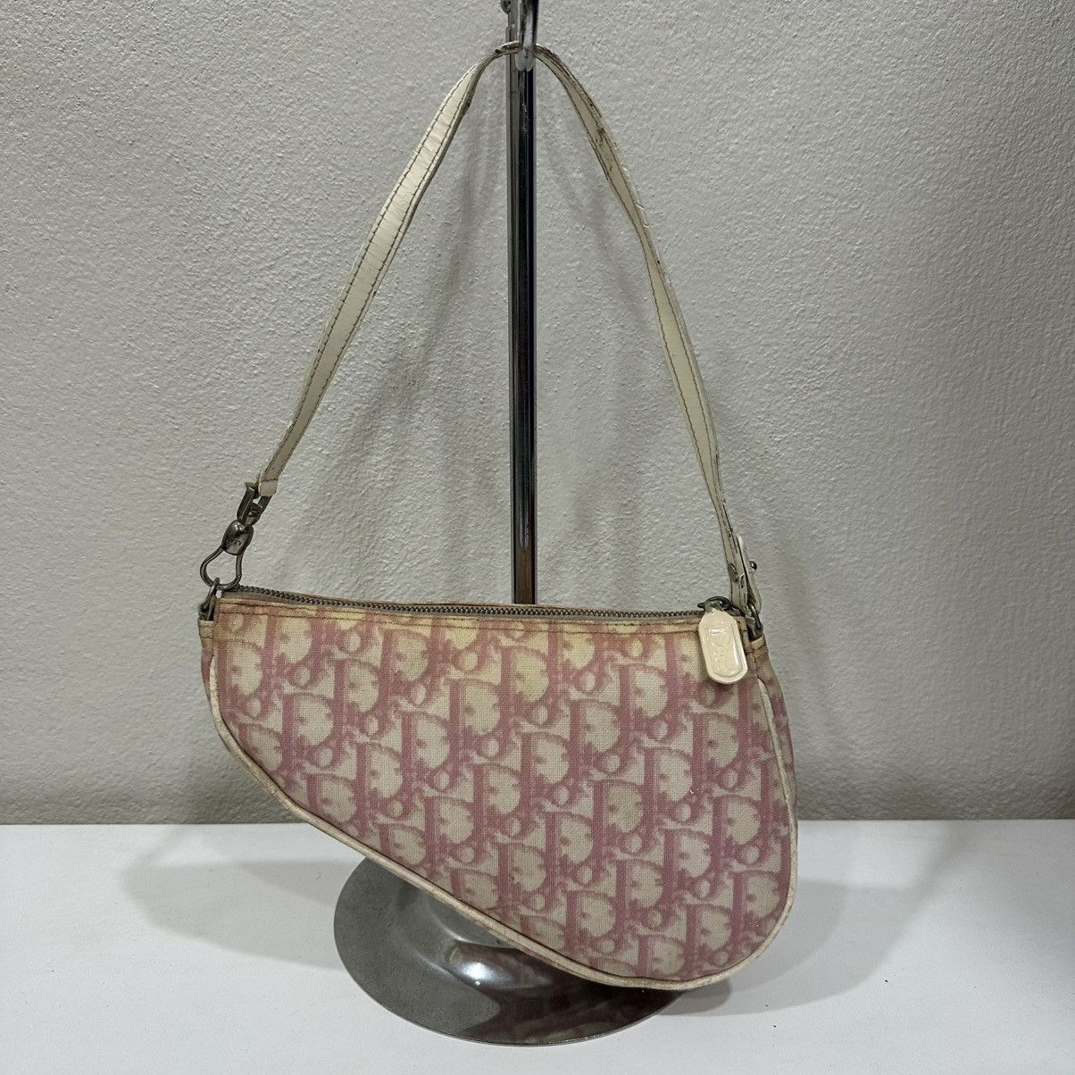 Dior ‼️LASTDROP‼️ VINTAGE CHRISTIAN DIOR TROTTER MINI SADDLE BAG Size ONE SIZE - 3 Thumbnail