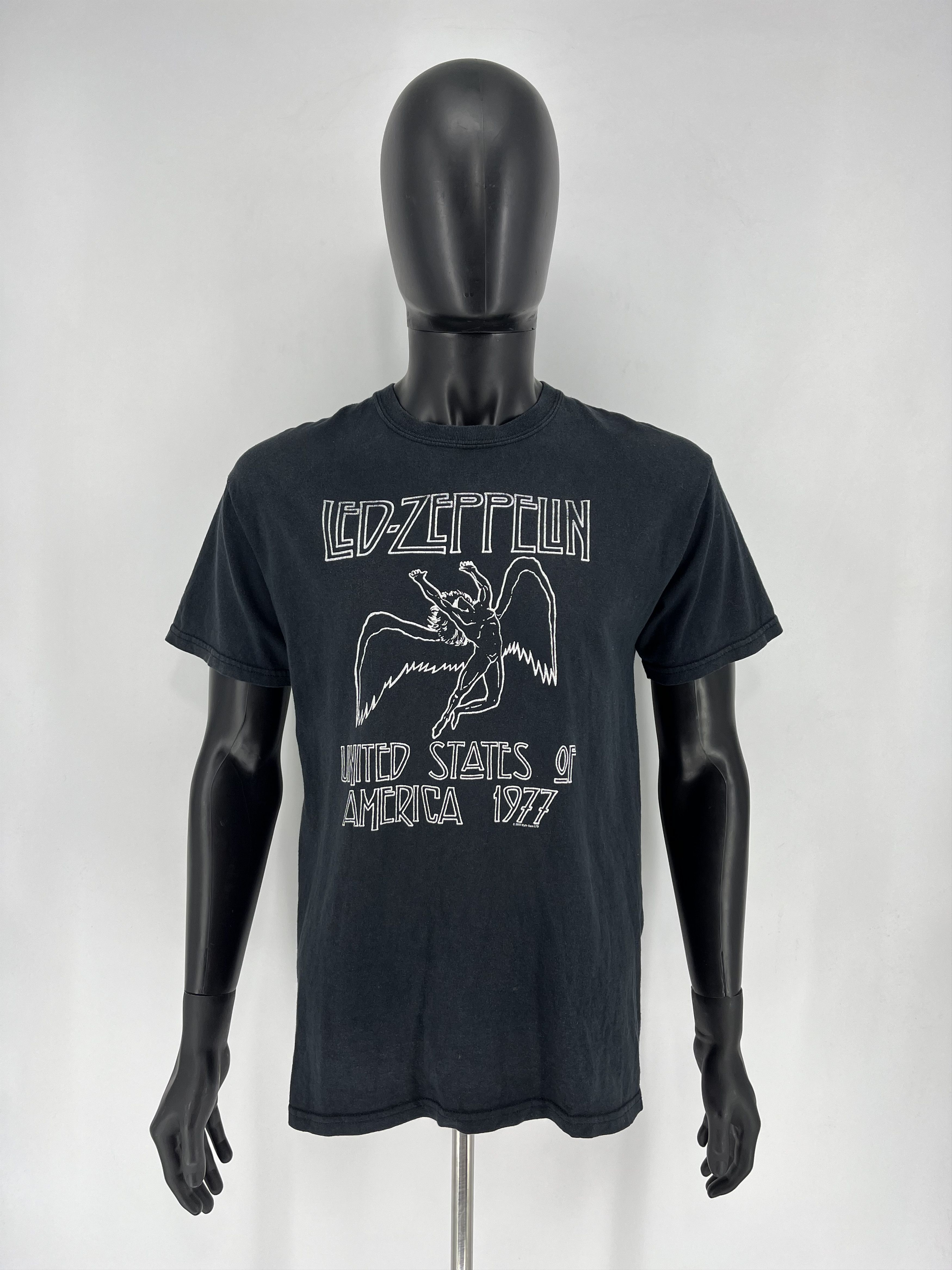 Band Tees × Vintage VINTAGE 2000 LED ZEPPELIN 'UNITED STATES OF AMERICA 1977' Size US M / EU 48-50 / 2 - 2 Thumbnail