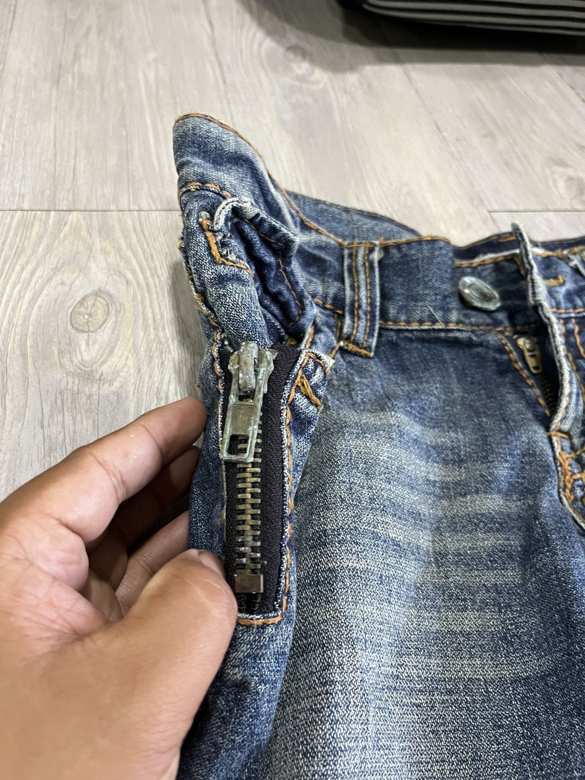 Hysteric Glamour RARE Distressed Denim Chortie vintage Size US 30 / EU 46 - 5 Thumbnail