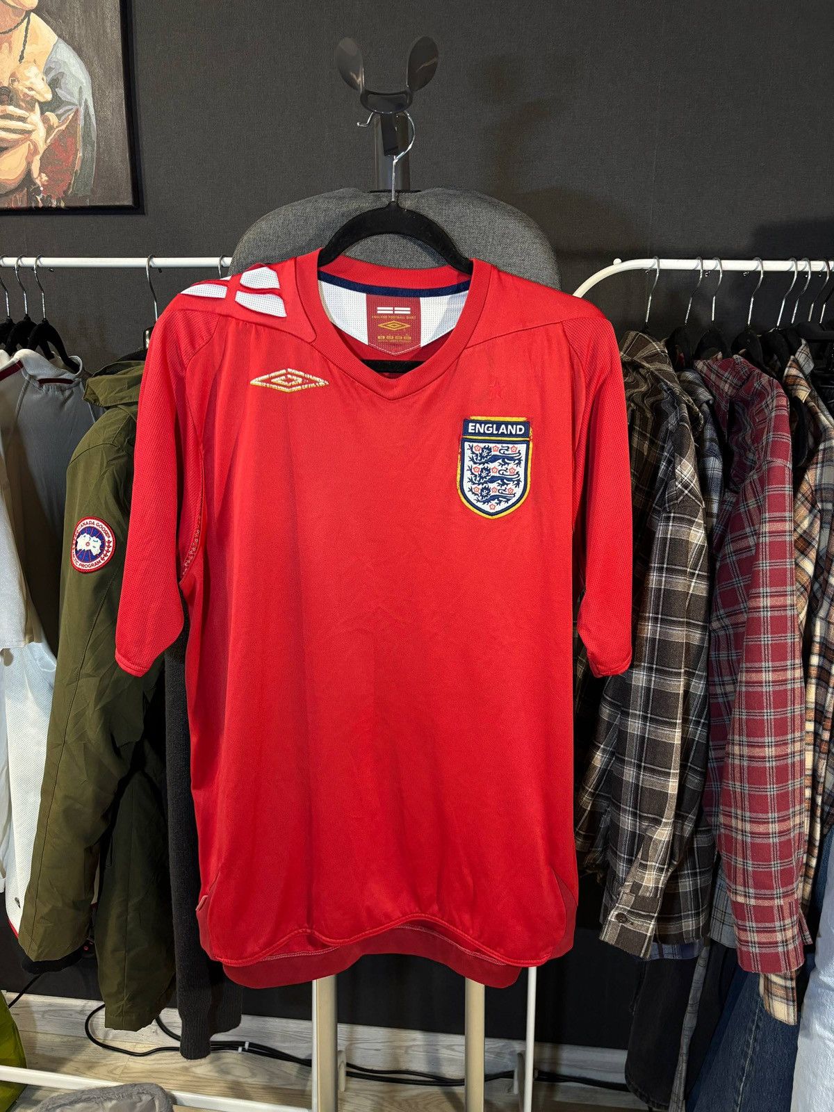 Umbro Umbro England vintage soccer jersey Size:L Size US L / EU 52-54 / 3 - 1 Thumbnail