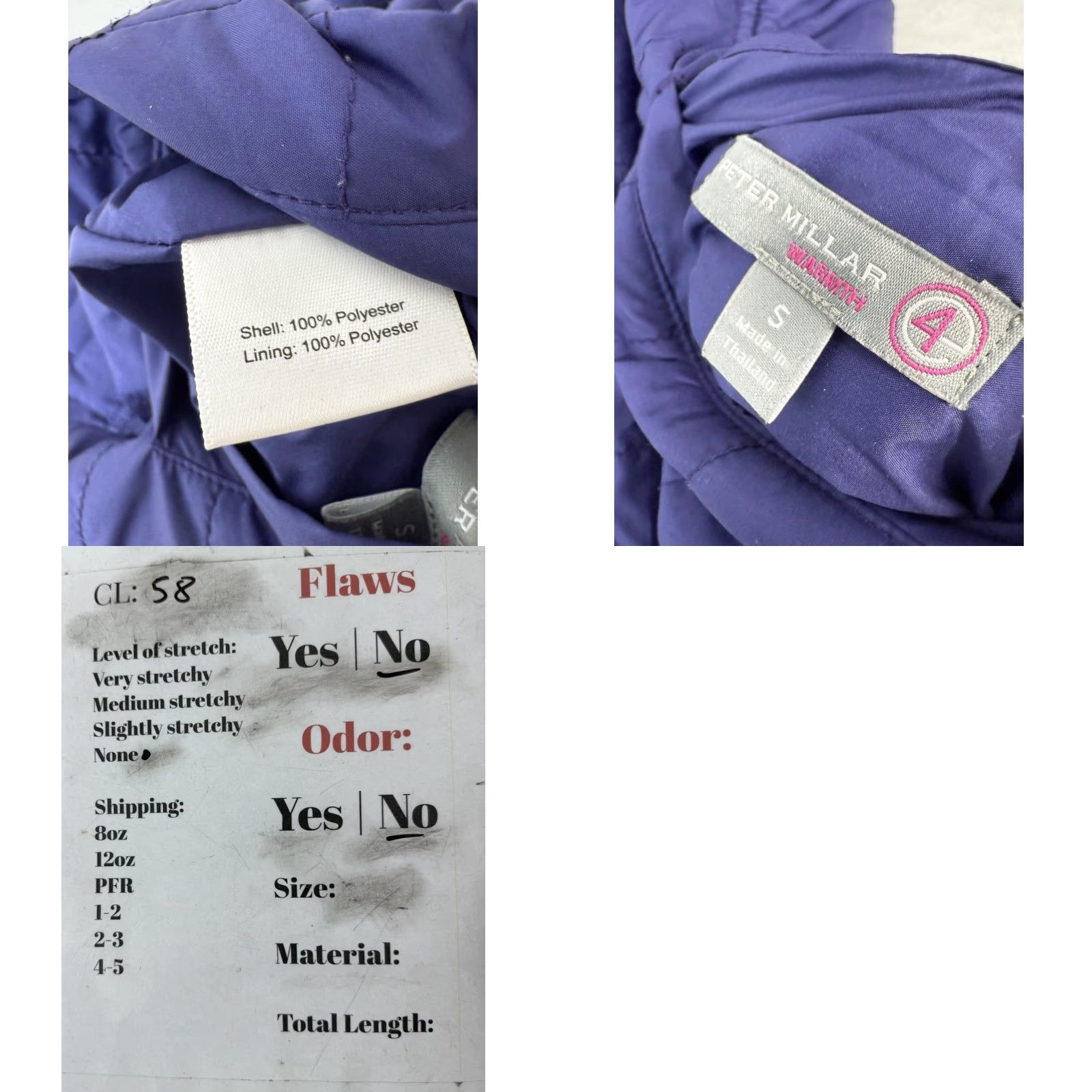 Peter Millar Zipped Peter Millar Vest Womens Small Purple Reversible Insulated Lightweight Golf Vest Size S / US 4 / IT 40 - 8 Thumbnail