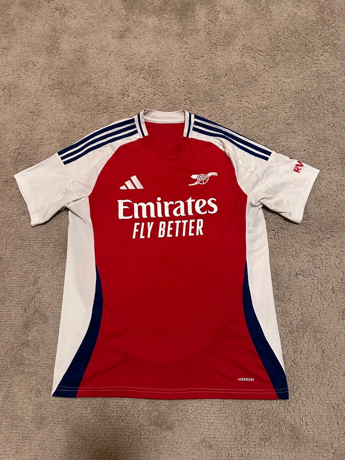 Adidas SAKA #7 Arsenal 2024/25 Home Football Shirt Soccer Jersey Size US L / EU 52-54 / 3 - 1 Thumbnail