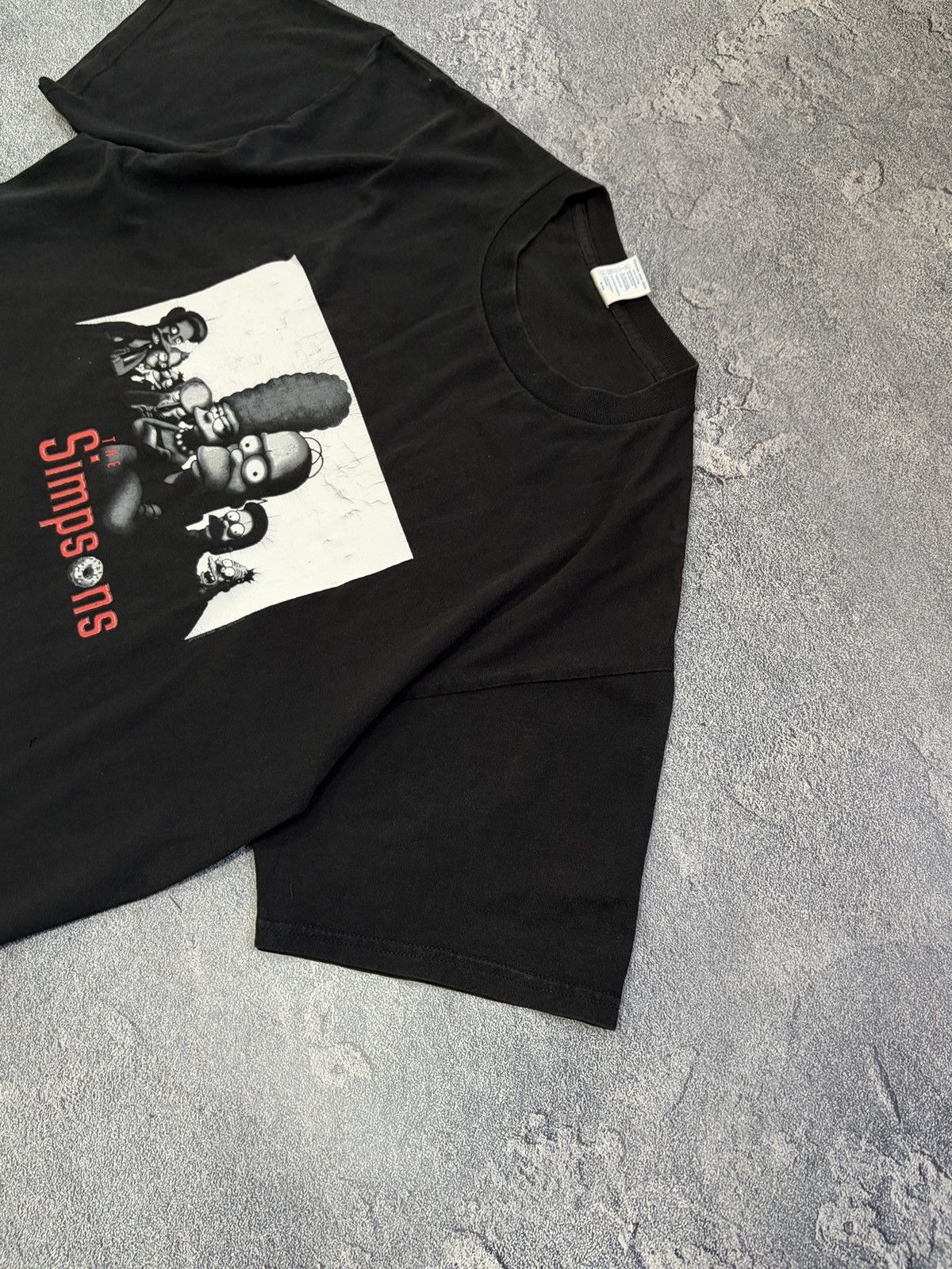 Delta Vintage 2001 The Simpsons Sopranos Black Graphic T-Shirt XL Size US XL / EU 56 / 4 - 7 Thumbnail