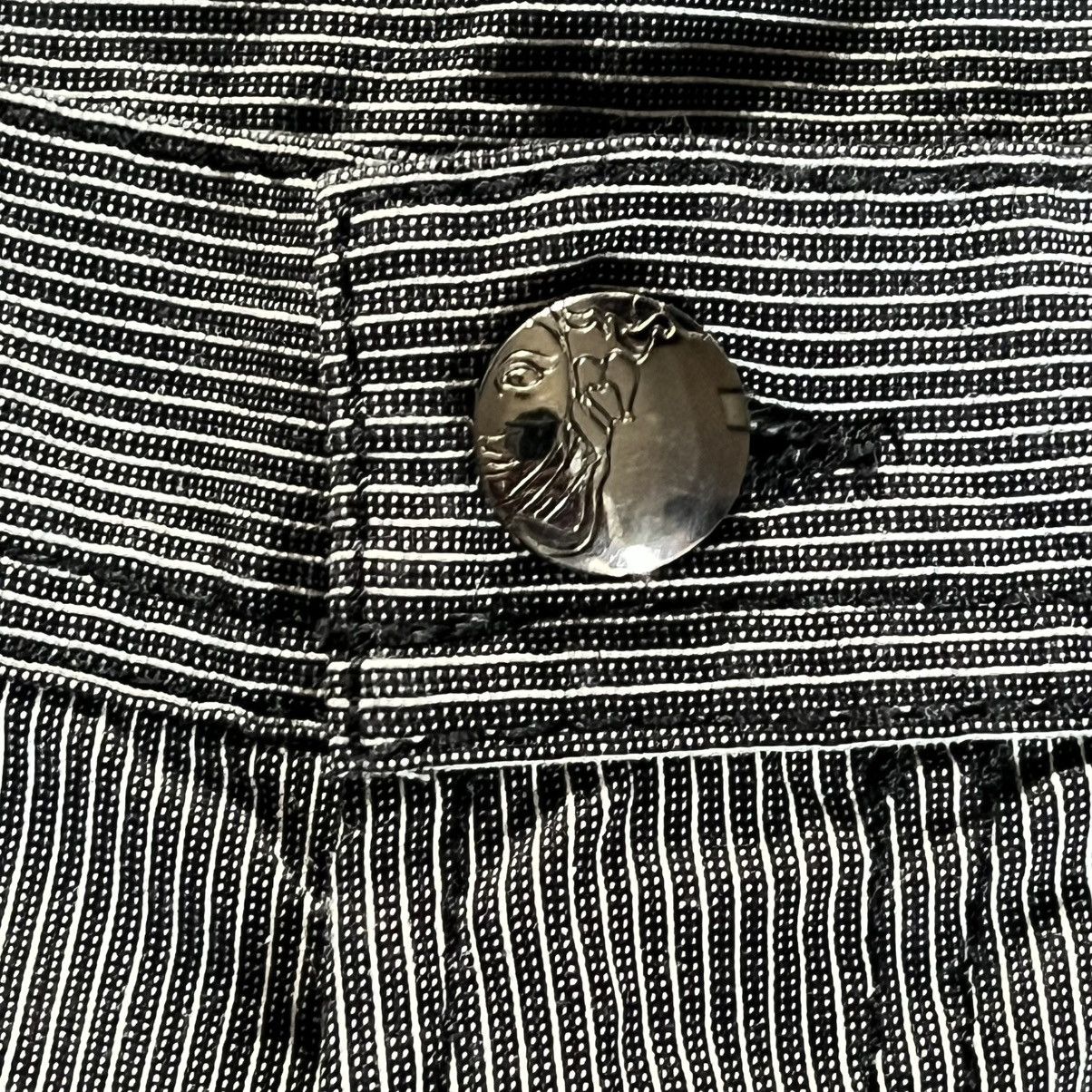 Versace Versace Black Casual Stripped Pants Size US 36 / EU 52 - 5 Thumbnail