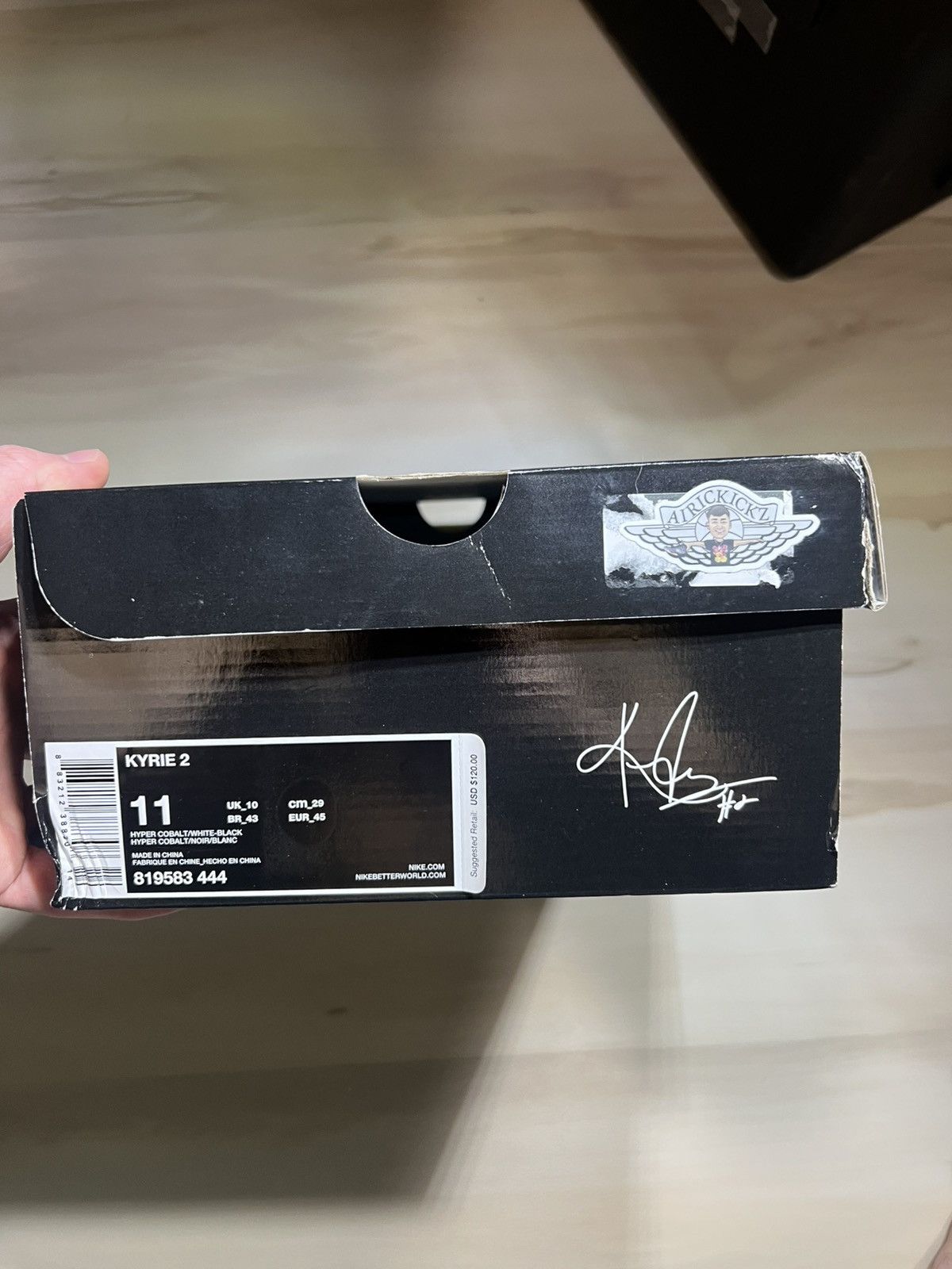 Nike Nike Kyrie 2 Duke Basketball 819583444 Brotherhood Blue 11 Size US 11 / EU 44 - 8 Thumbnail