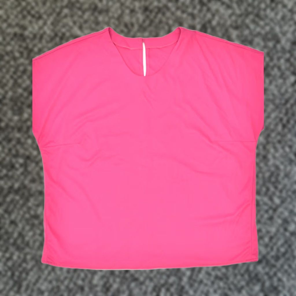 Pinko VINTAGE Womens Pink Polyester Blouse Top 2XL UK 20 Size XXL / US 16-18 / IT 52-54 - 1 Thumbnail