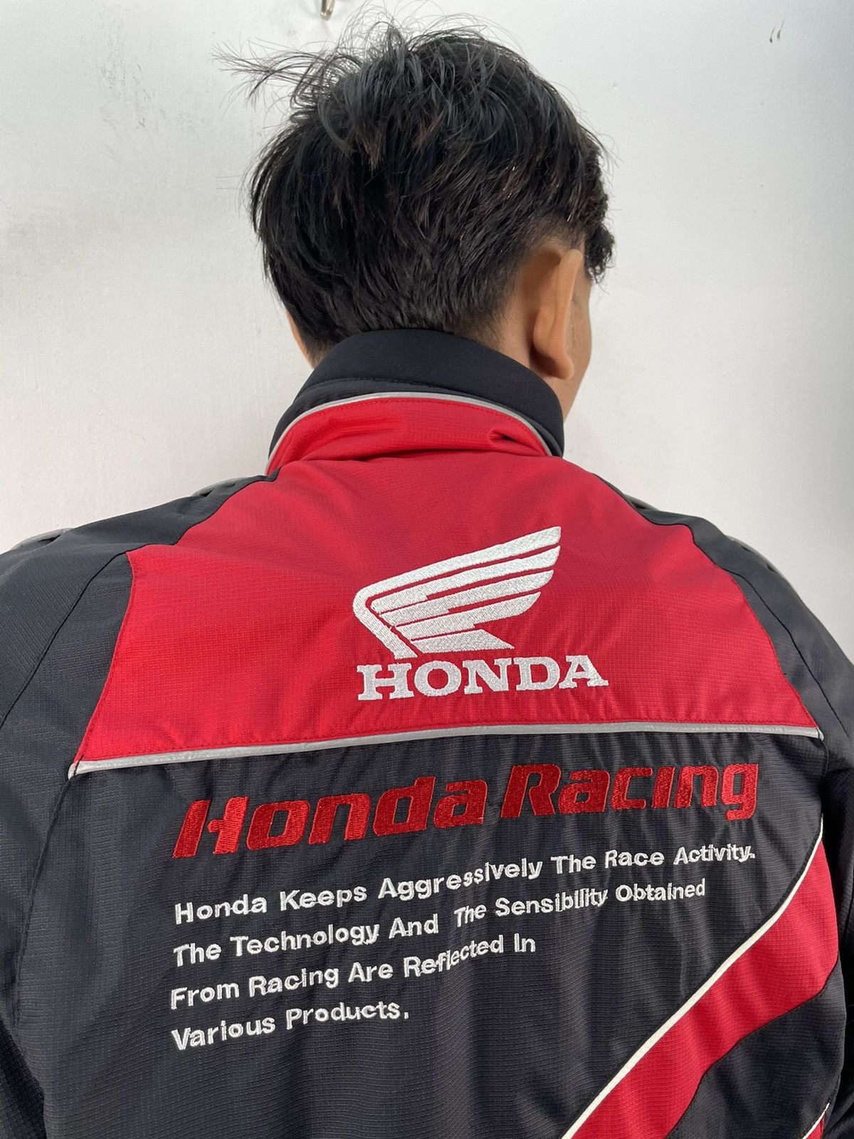 Honda Vintage Honda Racing Motorcyle Rider Jacket Size L Size US L / EU 52-54 / 3 - 4 Thumbnail