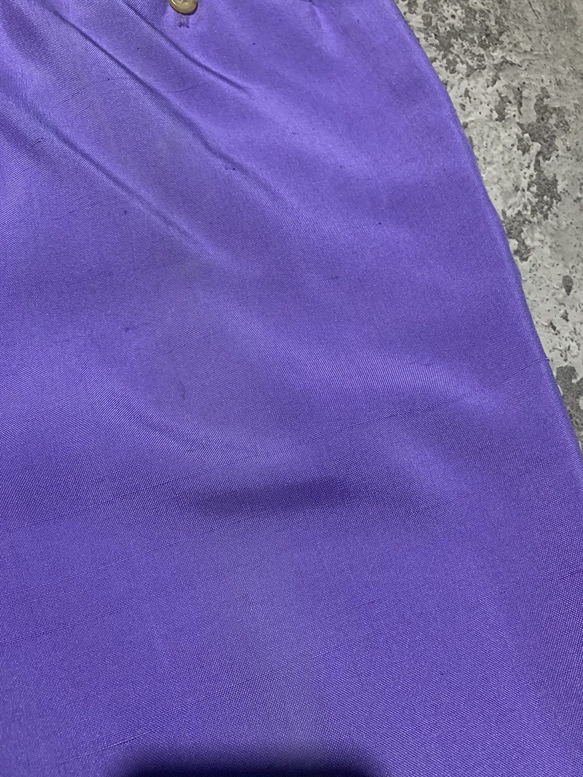 Ralph Lauren Purple Label Ralph Lauren Purple Label purple silk trouser NWT Size US 32 / EU 48 - 16 Thumbnail