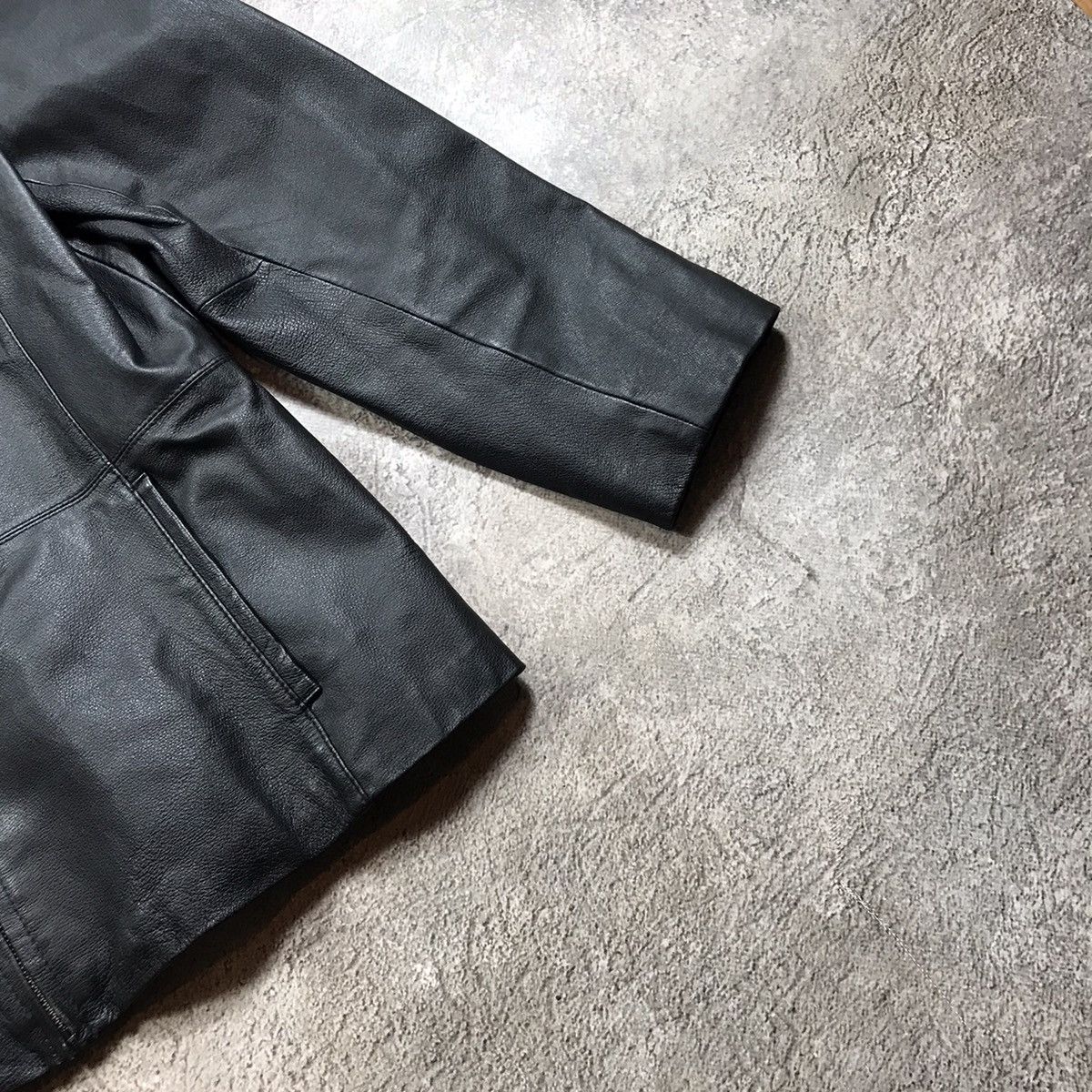 If Six Was Nine VINTAGE Y2K LEATHER JACKET JAPAN CASUAL STREETWEAR 90s Size L / US 10 / IT 46 - 5 Thumbnail