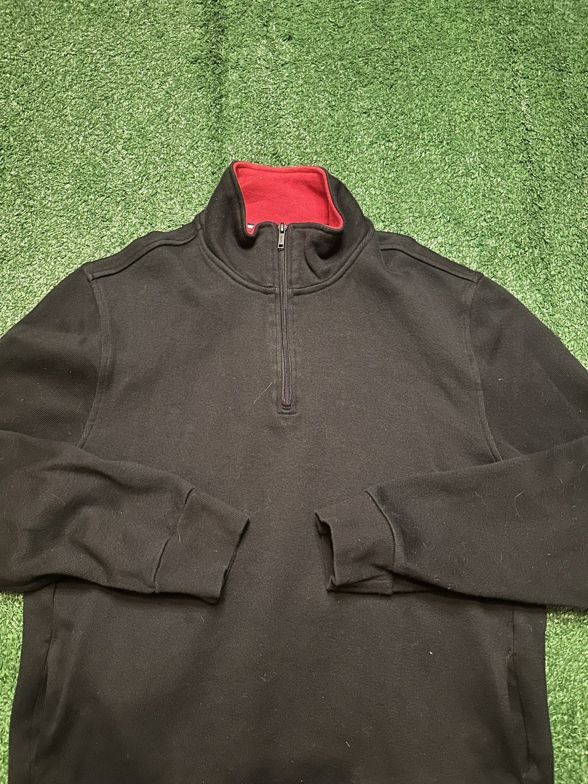Le TIGRE Black Le TIGRE Quarter Zip Sweater Size L Size US L / EU 52-54 / 3 - 2 Thumbnail