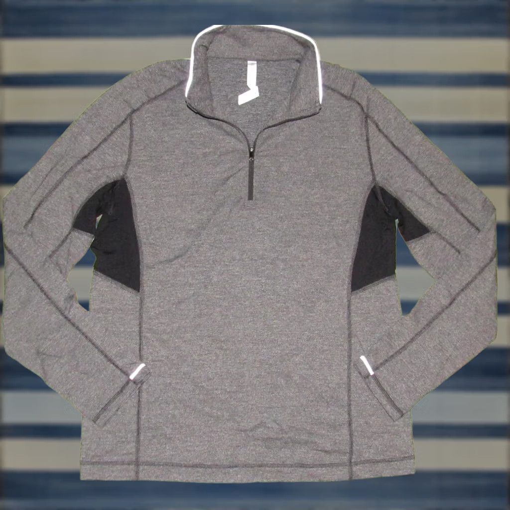 Lululemon LULULEMON Grey 1/4 Zip Long Sleeve Shirt Large Mens Size US L / EU 52-54 / 3 - 1 Thumbnail