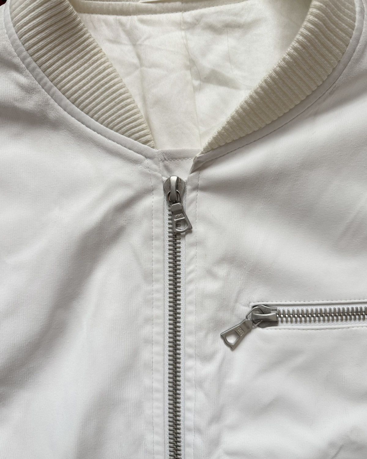 Dries Van Noten Dries van Noten waxed cropped zipper bomber Size US M / EU 48-50 / 2 - 3 Thumbnail