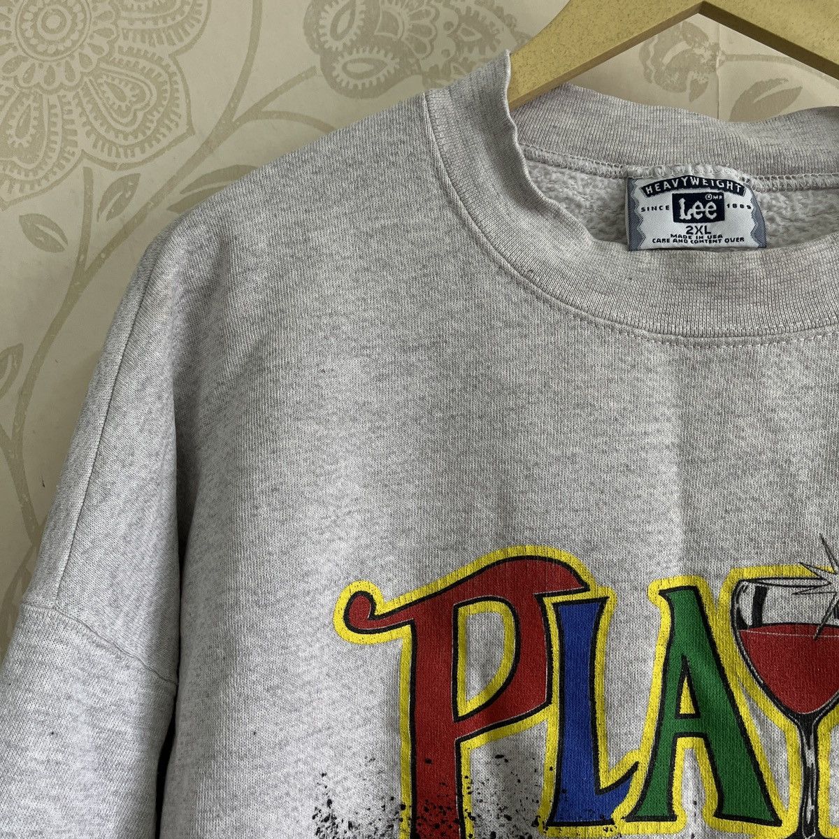 Lee Vintage 80s Dirty Lee Hoodie Players The Neighorhood Pub Size US XXL / EU 58 / 5 - 5 Thumbnail