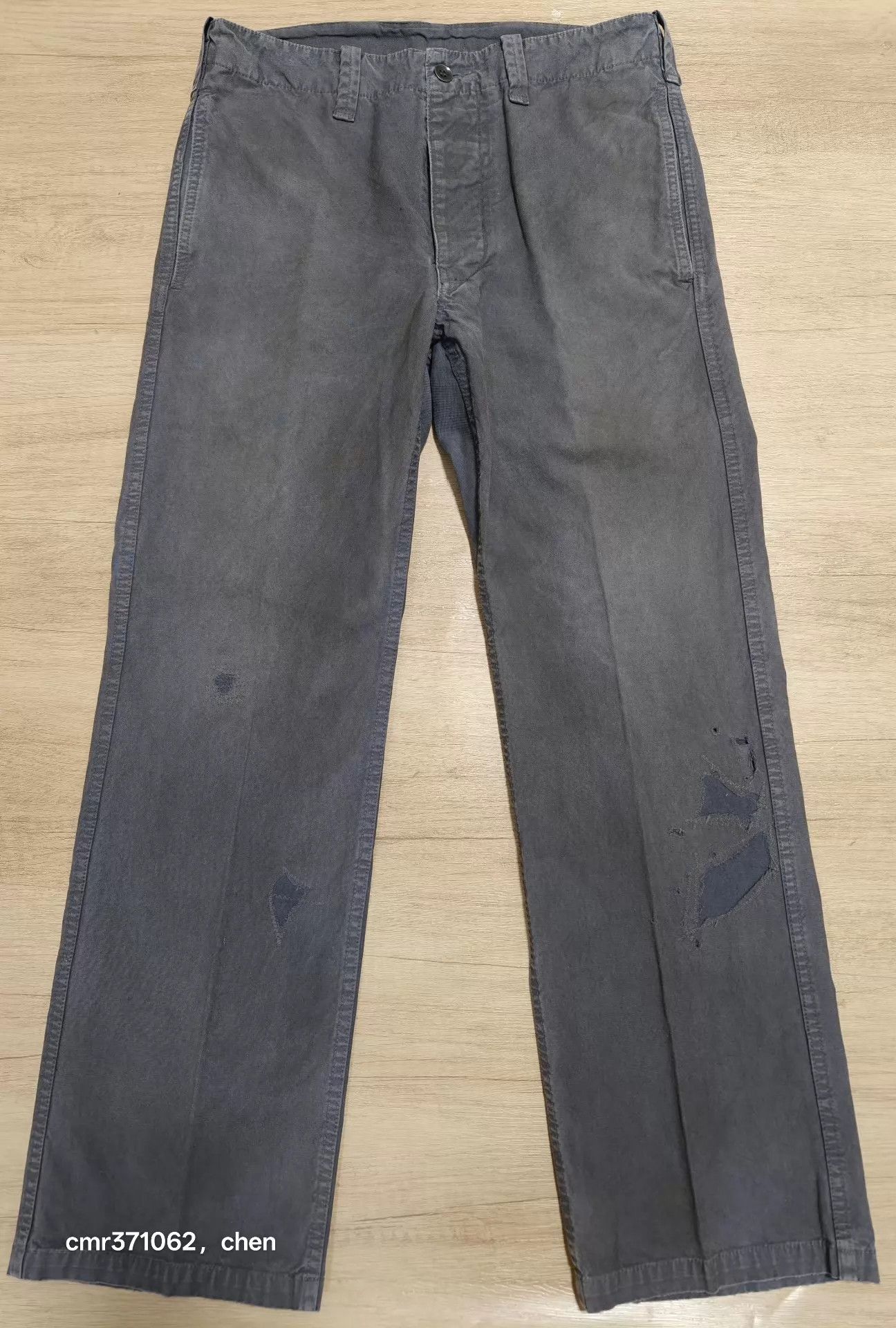 Visvim VISVIM 20AW Gifford Pants DMGD Grey2 Navy Charcoal Size US 32 / EU 48 - 1 Thumbnail