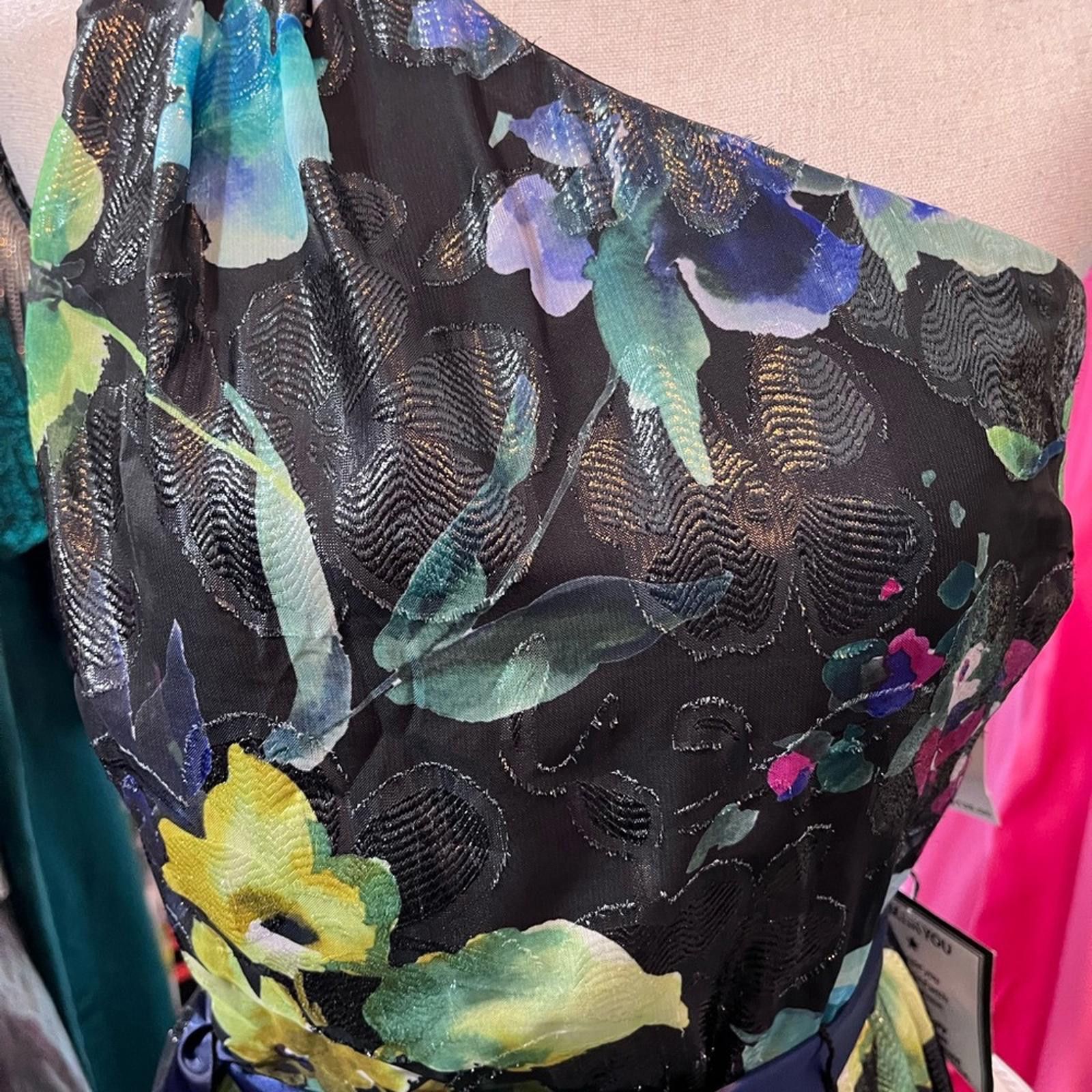Other Floral Strapless Dress Size M / US 6-8 / IT 42-44 - 2 Thumbnail