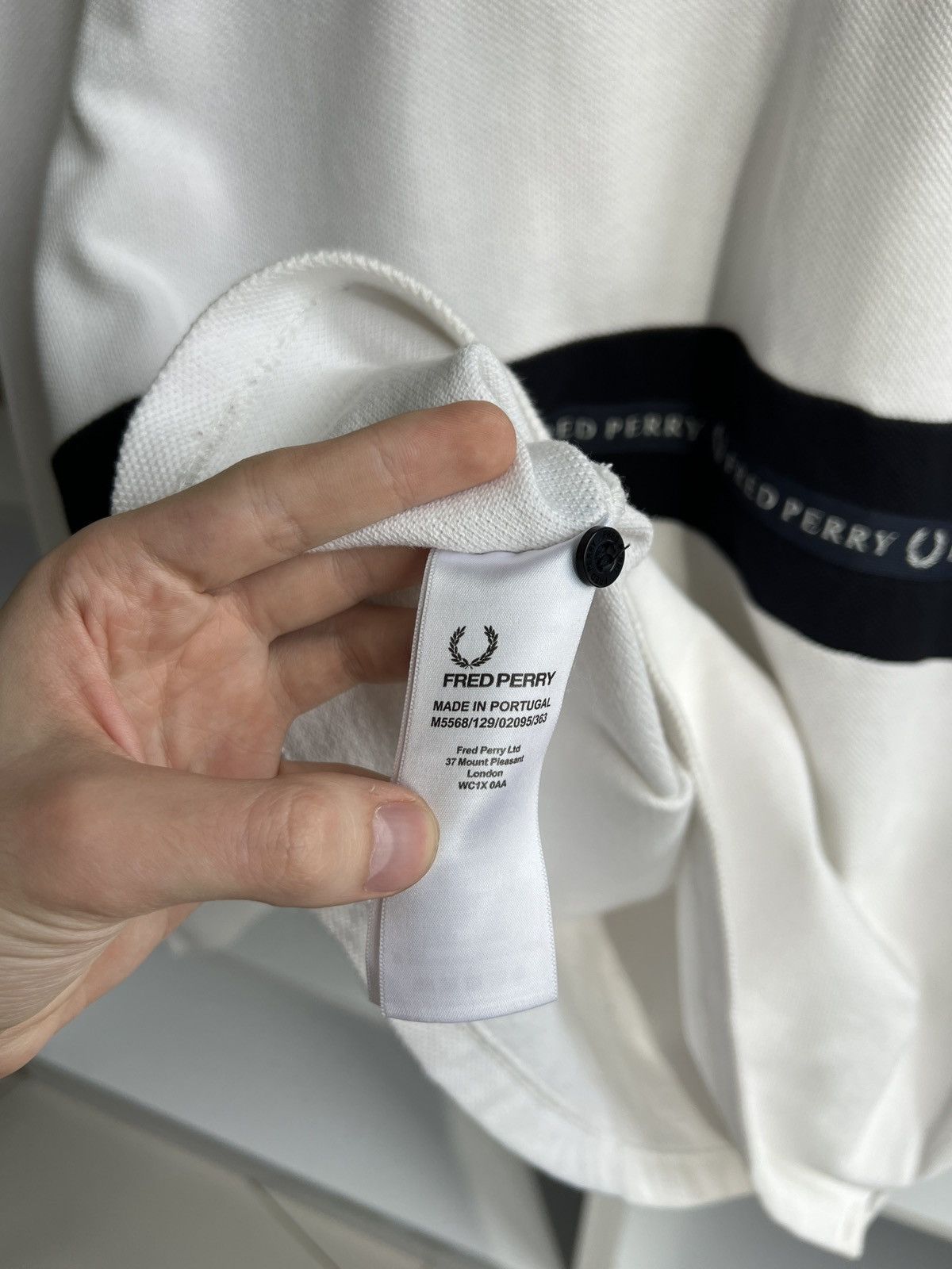 Fred Perry × Vintage Vintage Fred Perry Logo Rugby long sleeve Size US XL / EU 56 / 4 - 9 Thumbnail