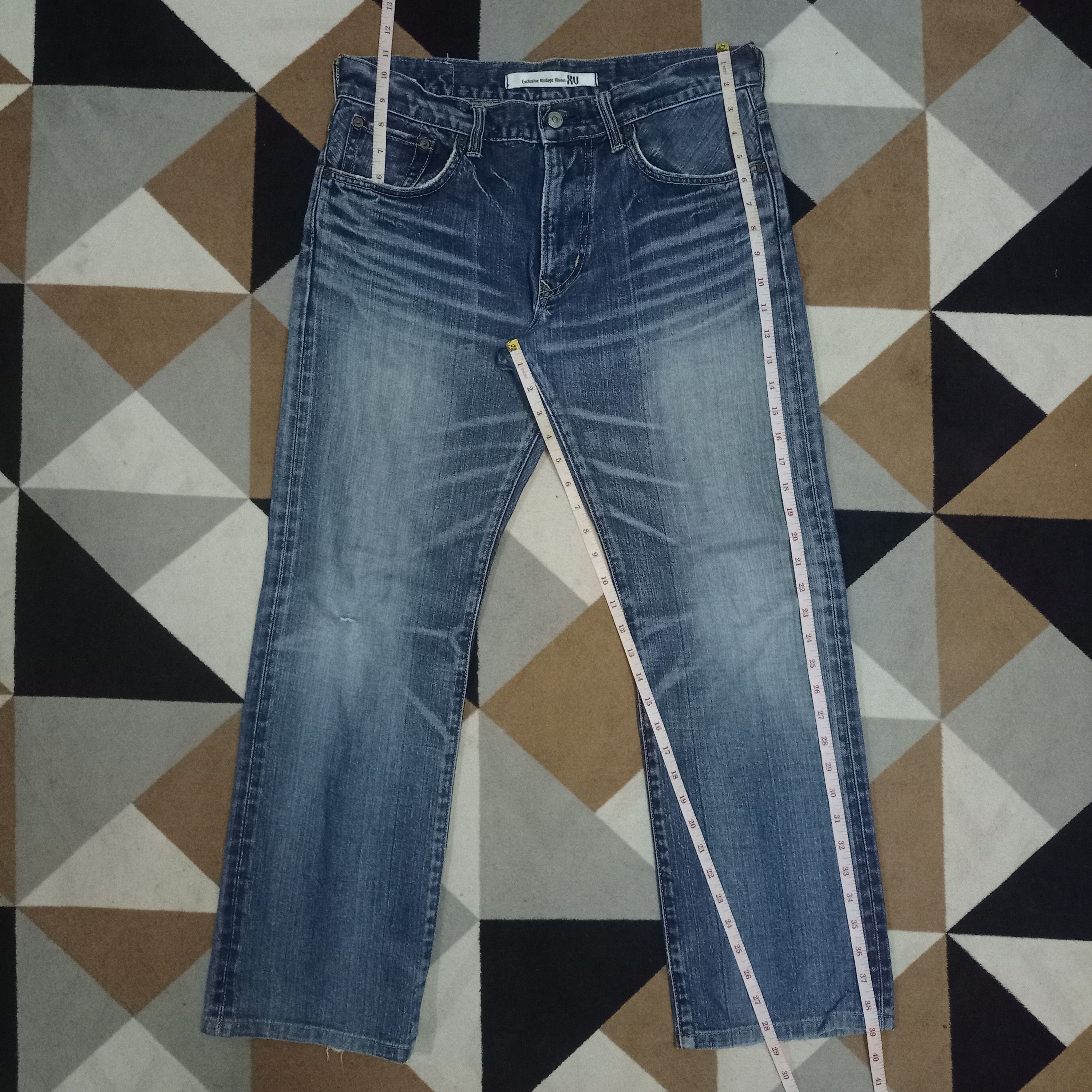 Edwin Exclusive Vintage Edwin XV Blue Wash Baggy Jeans 33x29 Size US 33 - 11 Thumbnail