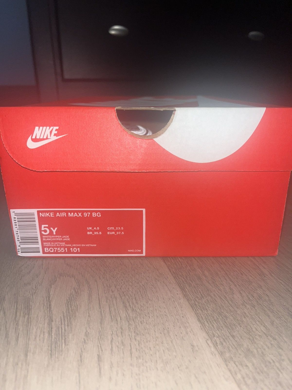 Nike Air Max 97 White/Hyper Jade Size US 5 / EU 37 - 7 Thumbnail