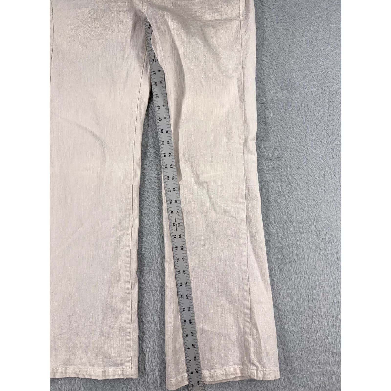 J.Crew Noir Jeans Women 8 Pink Denim Wide Leg Bootcut Low Rise Cotton 31x32 Size 30" / US 8 / IT 44 - 7 Thumbnail