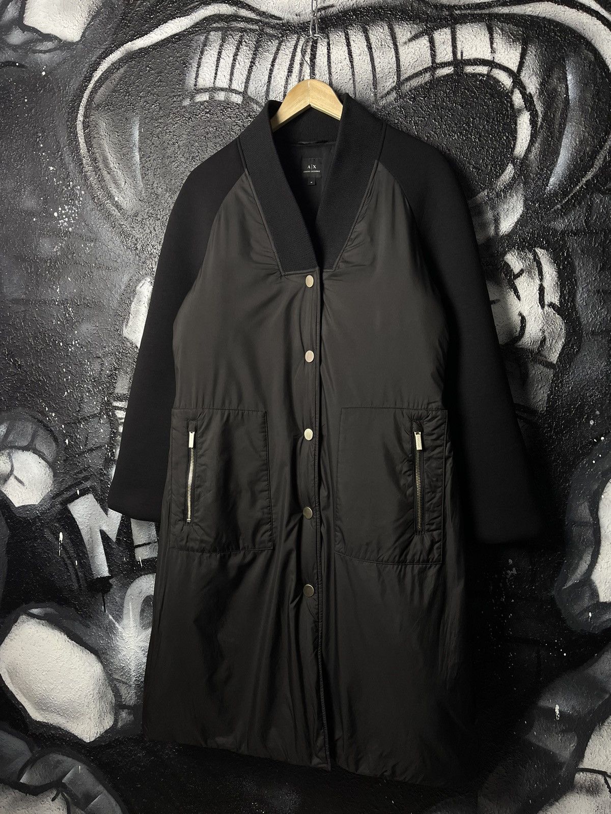 Armani Exchange Armani Exchange Black Long Puffer Coat Women’s Size M Size M / US 6-8 / IT 42-44 - 1 Thumbnail