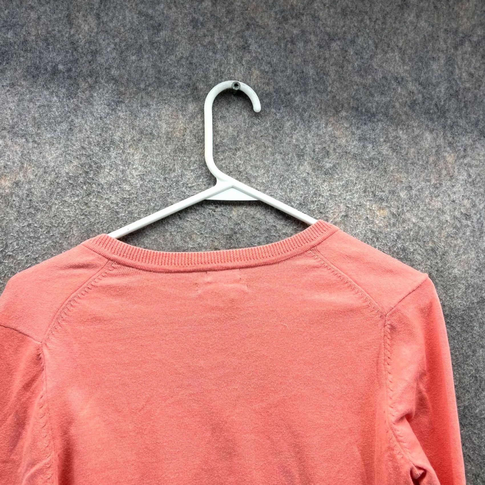 Tommy Hilfiger Tommy Hilfiger Sweater Women S Peach Crewneck Pullover Pima Cotton Stretch Size S / US 4 / IT 40 - 3 Thumbnail
