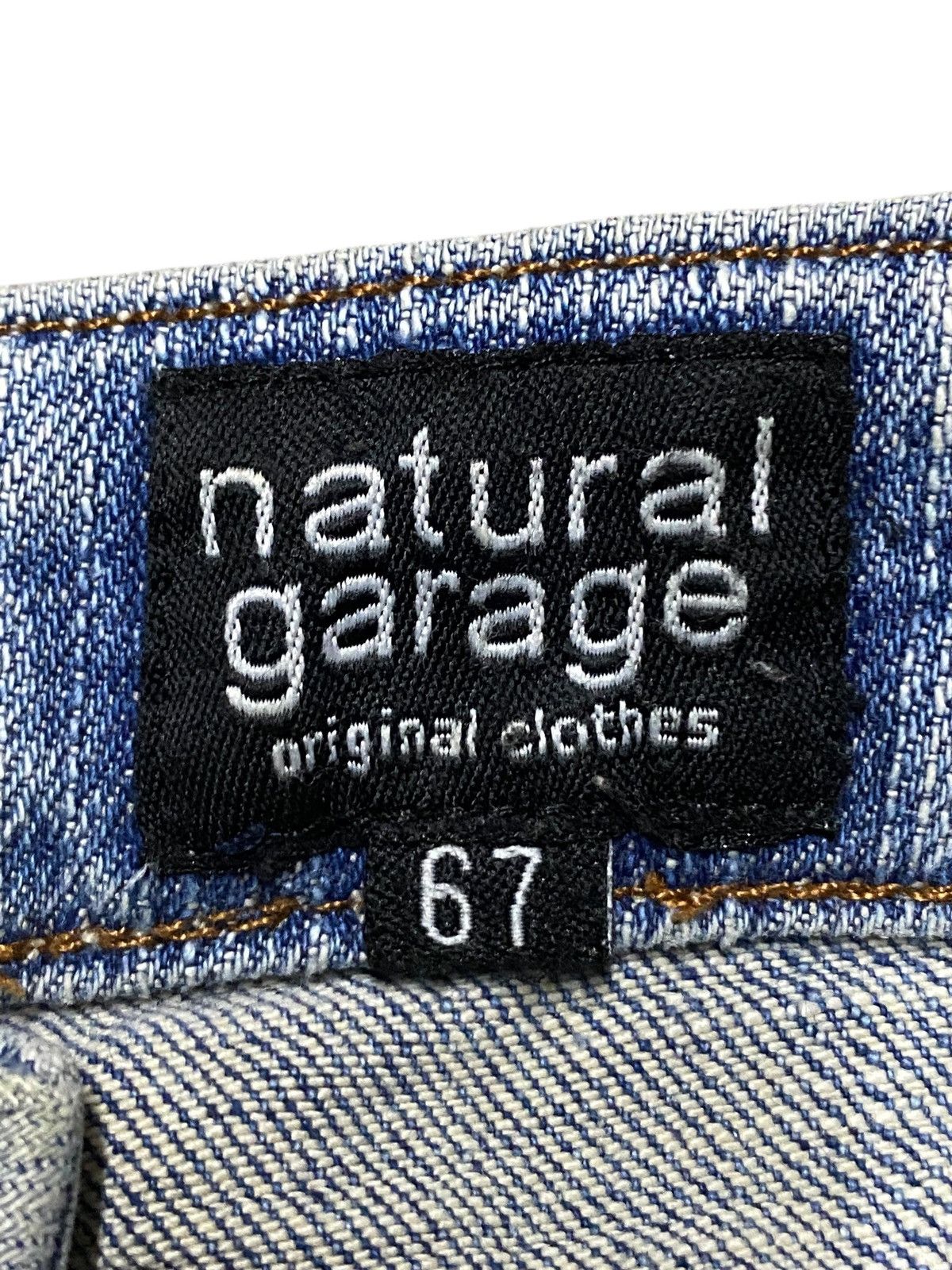 If Six Was Nine Vintage Japanese Brand Natural Garage Grunge Flare Jeans Size US 27 - 11 Thumbnail