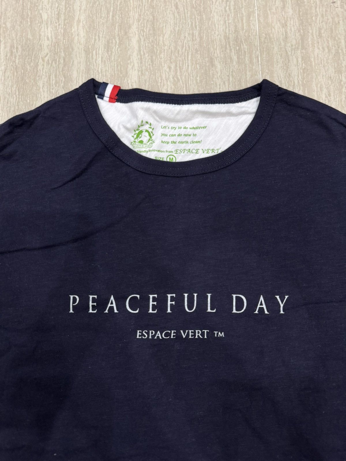 Japanese Brand Peaceful Day Espace Vert™ Navy blue Shirt M size Size US M / EU 48-50 / 2 - 2 Thumbnail