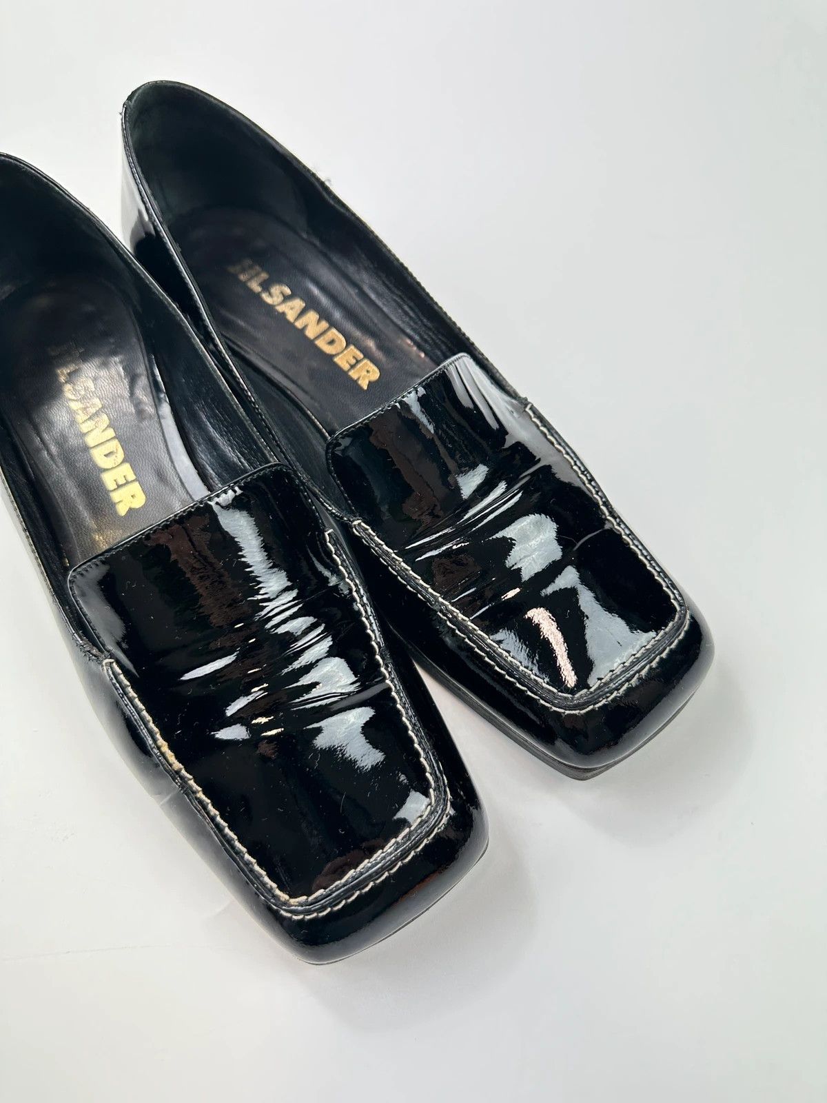 Jil Sander Jil Sander 00’s Black Shiny Patent Leather Loafer Size US 6 / IT 36 - 4 Thumbnail
