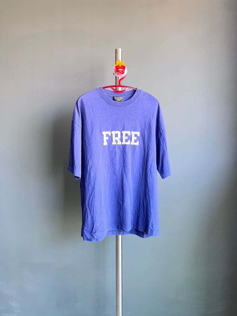 Balenciaga Embroidered Logo Short Sleeve Tee - dmc