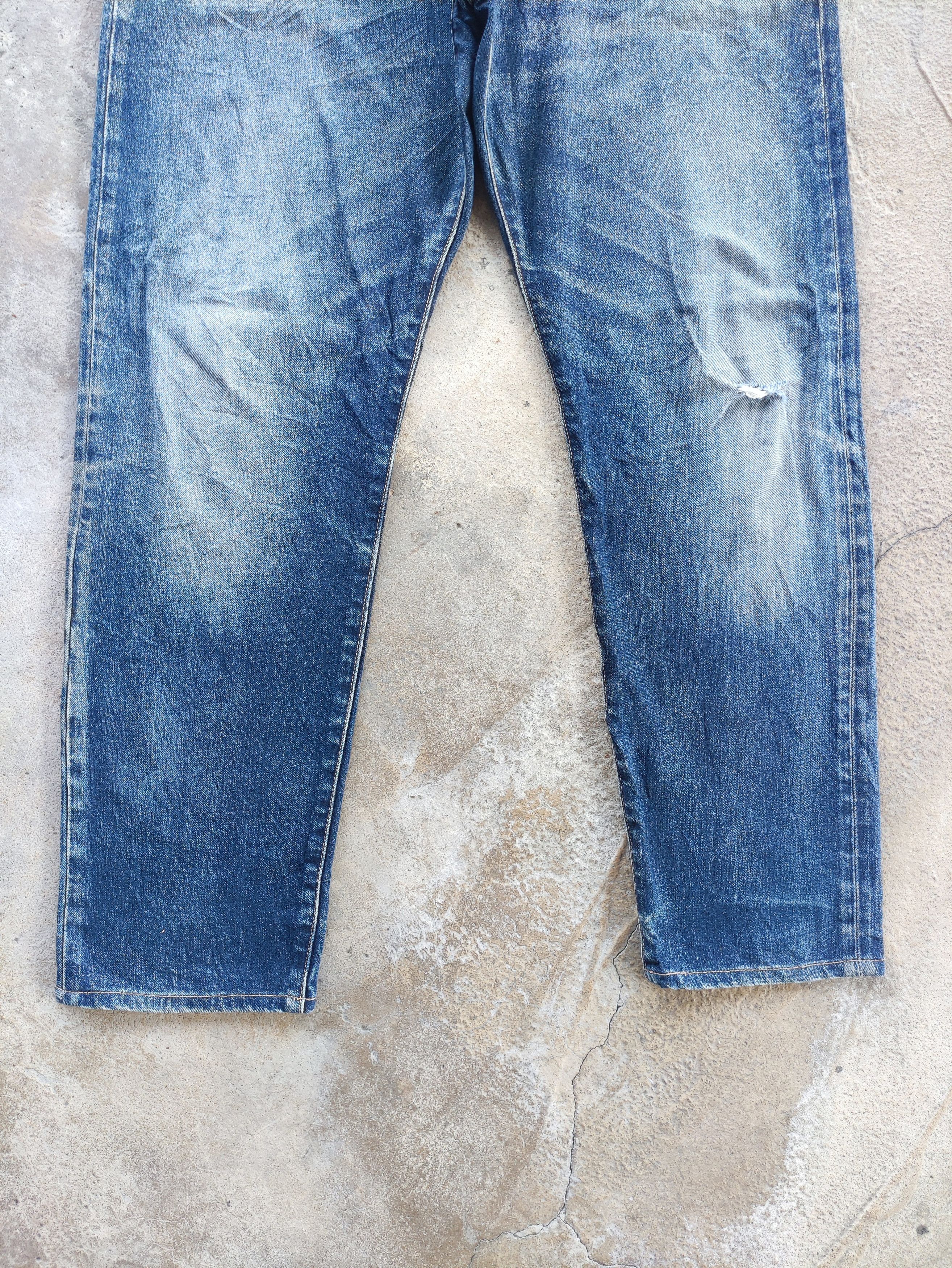 Jean × Levi's × Vintage VINTAGE LEVI’S 502 DISTRESSED JEANS FADED DENIM PANTS W35 Size US 35 - 4 Thumbnail
