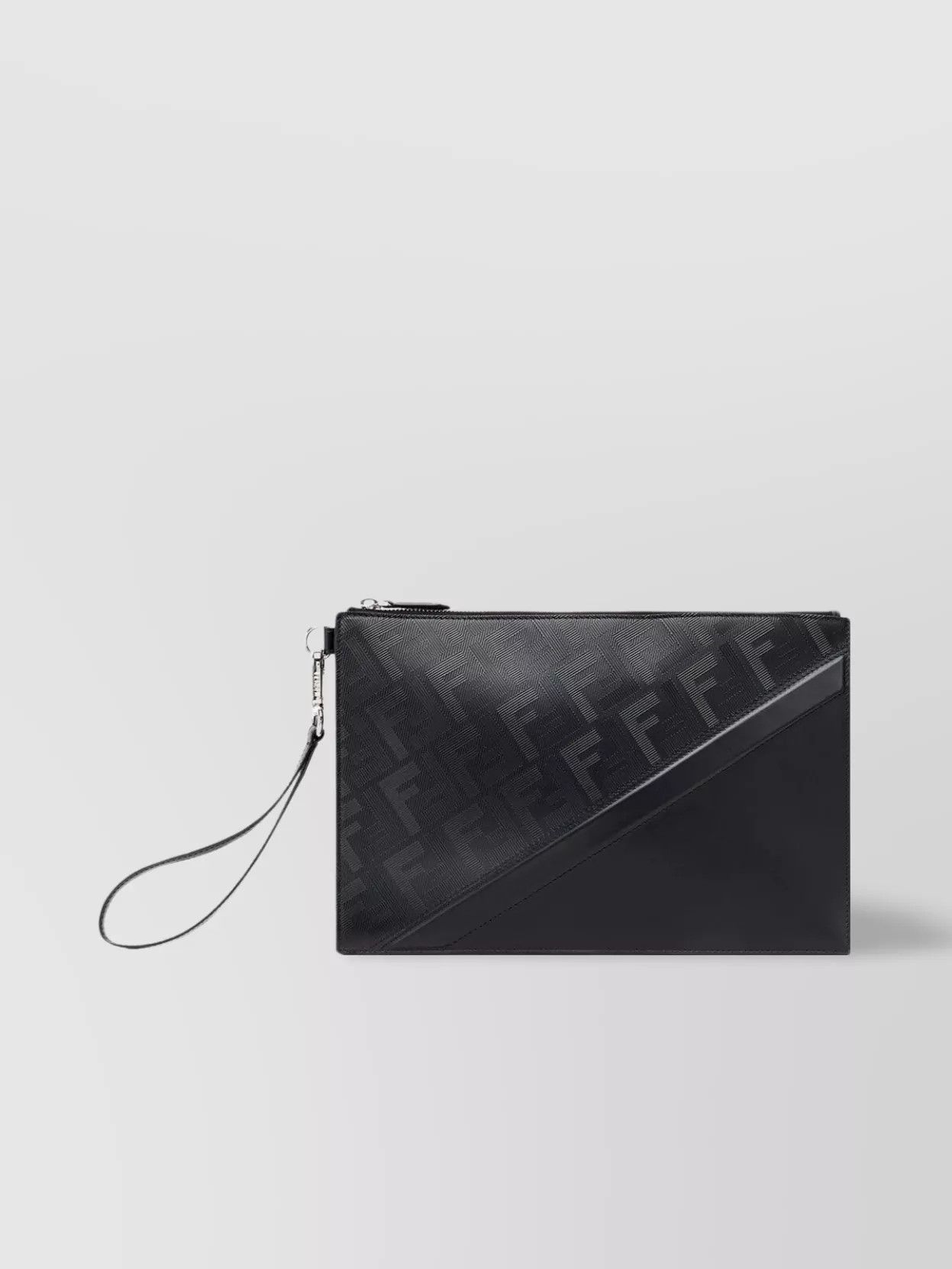 Fendi o1mtch0225 Flat Pouch in Black Size ONE SIZE - 1 Thumbnail