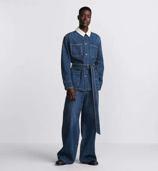 Dior o1w1db10525 443D48 Couture Safari Jacket in Blue Size US M / EU 48-50 / 2 - 5 Thumbnail