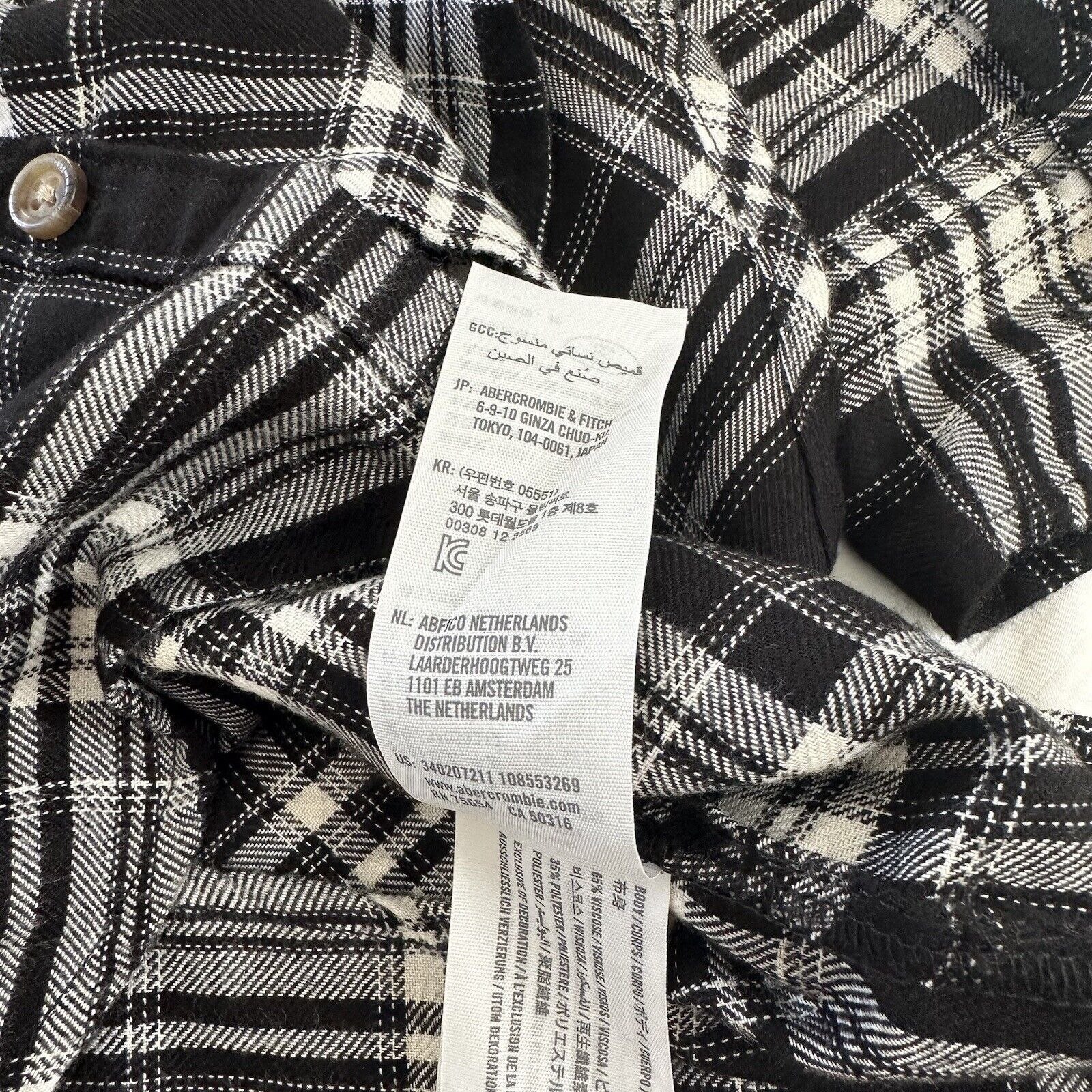 Hollister Hollister Black White Fall Plaid Shirt Women Medium Size M / US 6-8 / IT 42-44 - 10 Thumbnail
