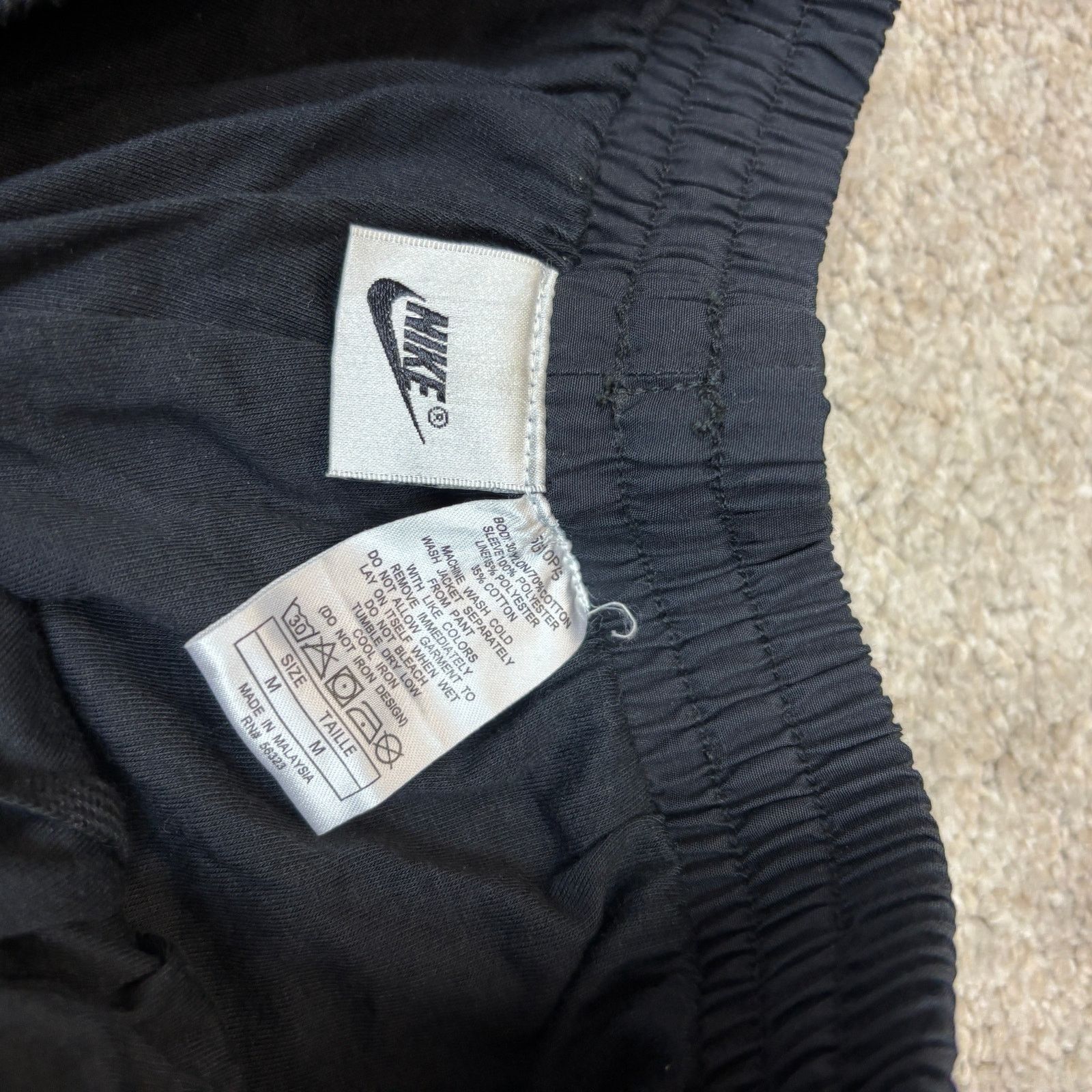 Nike Vintage 90s Nike Track Pants Court Classic Men's Medium Size US 32 / EU 48 - 4 Thumbnail