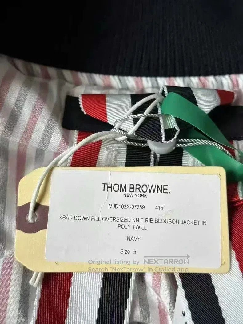 Thom Browne TB 4-Stripe Black Down Jacket. Size US L / EU 52-54 / 3 - 3 Thumbnail