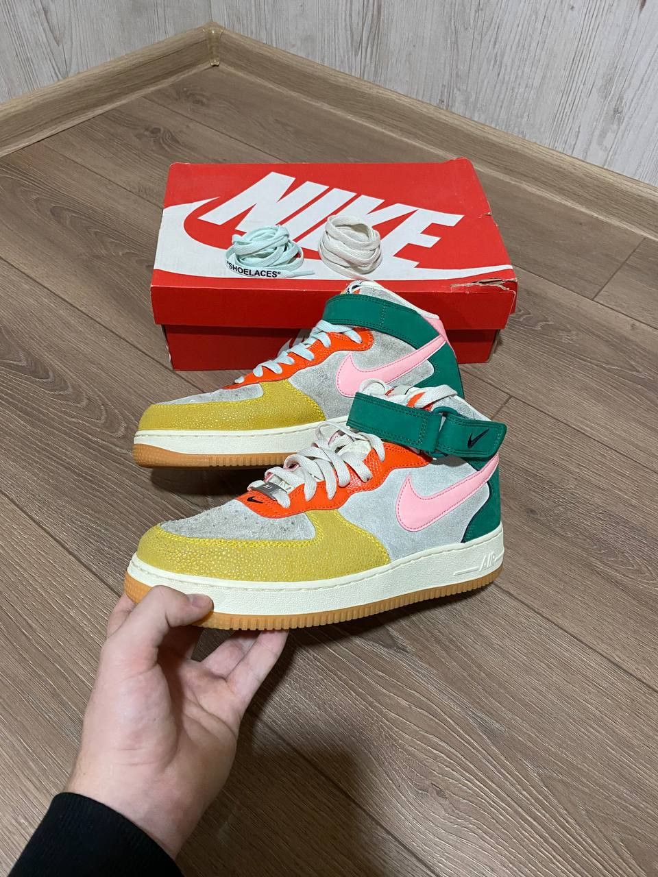 Nike glamour Nike Air Force 1 Mid NH Shoes Coconut Size US 8.5 / EU 41-42 - 3 Thumbnail
