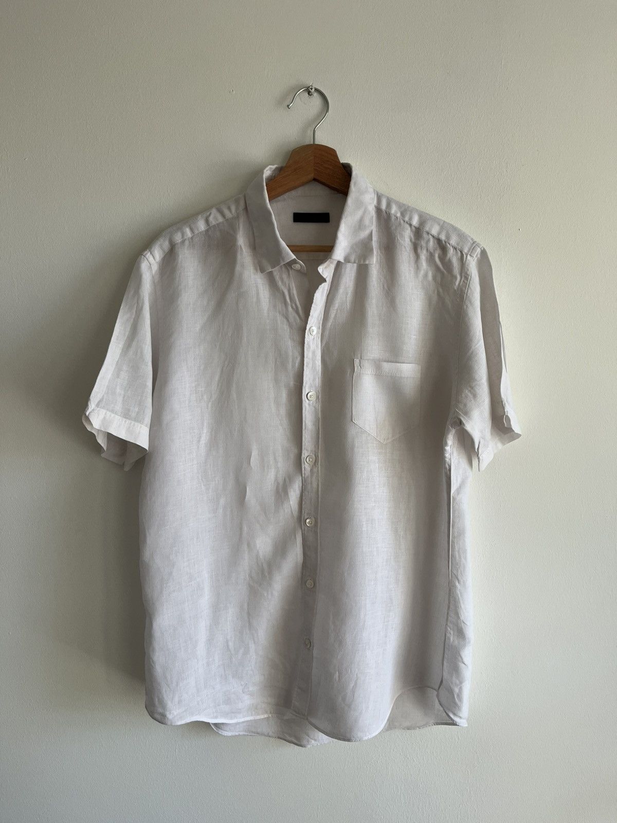 Zachary Prell Linen Button Our Legacy Ivy Prep Polo 80s 90s y2k Stussy Size US M / EU 48-50 / 2 - 1 Thumbnail