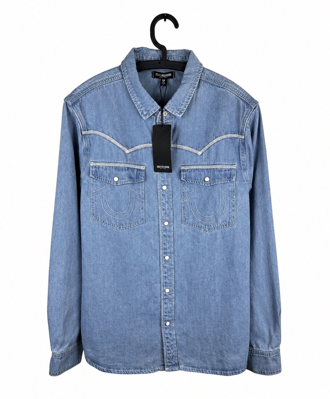 True Religion True Religion Shirt Cowboy Western Long Sleeve Denim size M Size US M / EU 48-50 / 2 - 1 Thumbnail