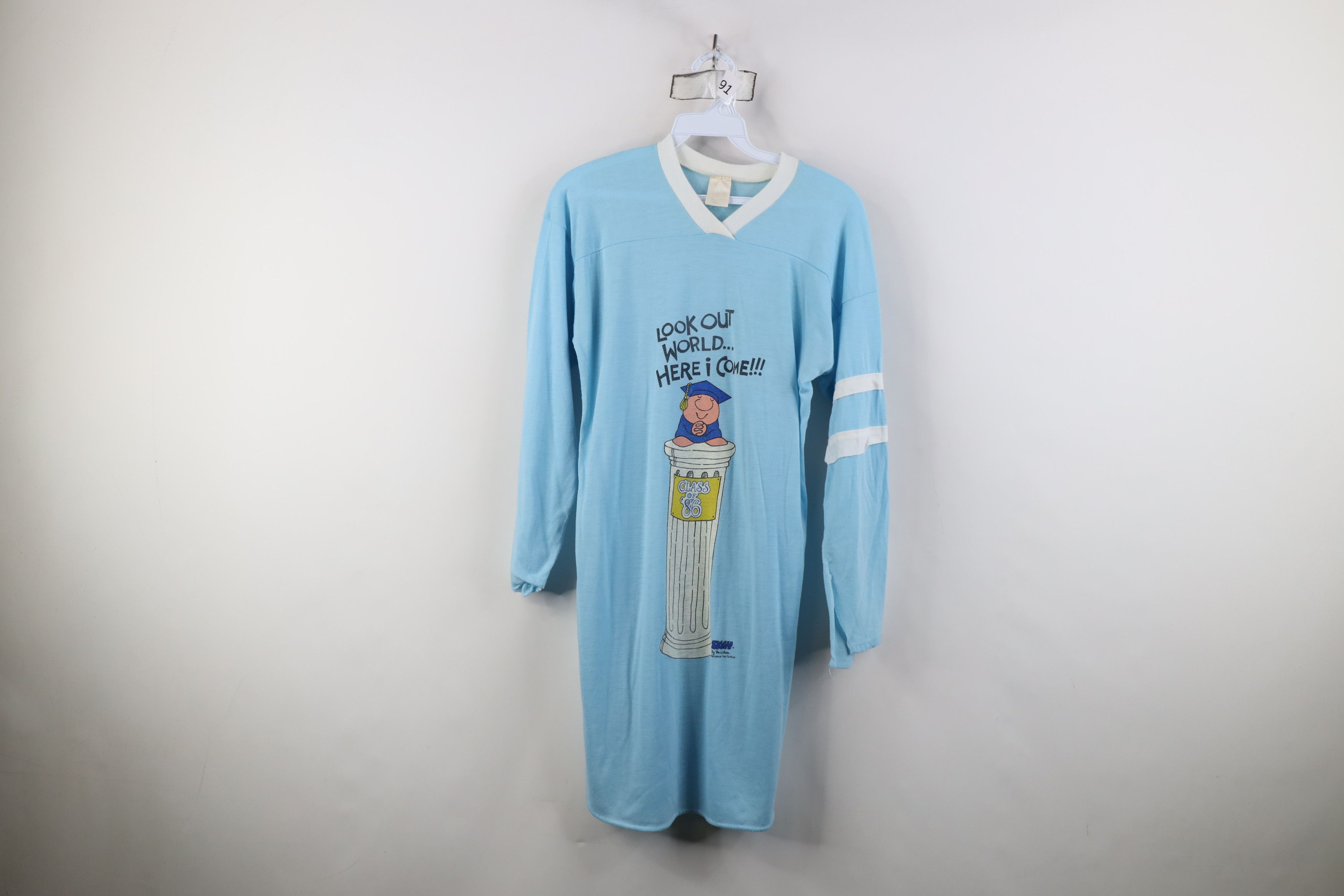 Vintage Vintage 80s Ziggy Comic Class of 1986 Sleep T-Shirt USA Size S / US 4 / IT 40 - 1 Thumbnail