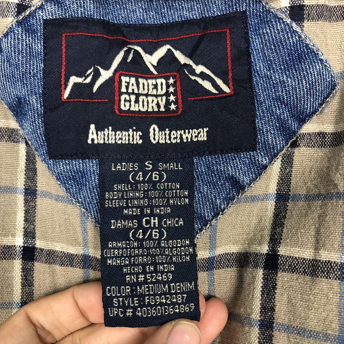 Japanese Brand 📌Vintage Chore Denim Jacket Blanket Faded Glory I Size S / US 4 / IT 40 - 18 Thumbnail