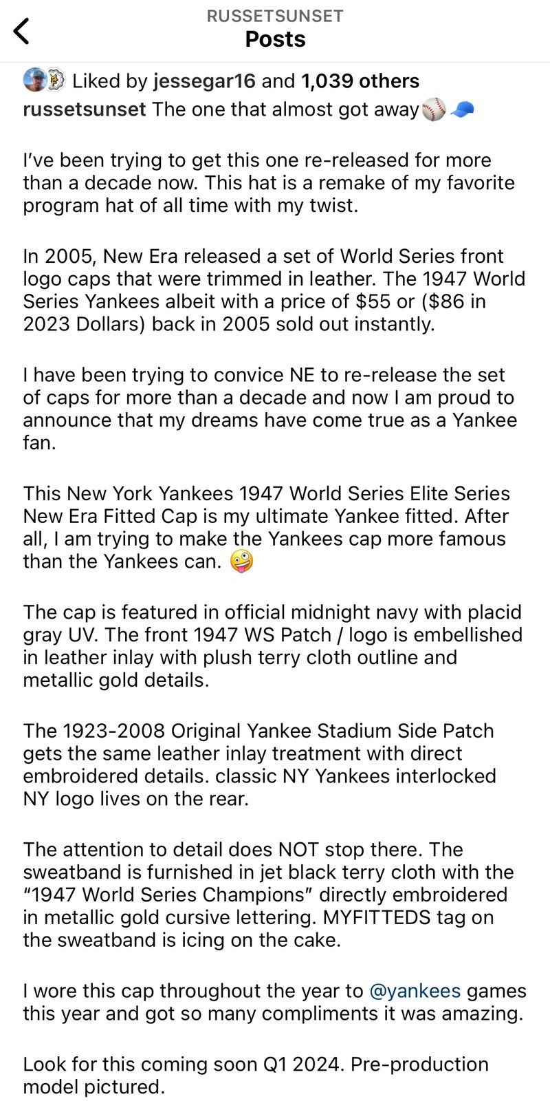 MyFitteds 7 3/8 NEW YORK YANKEES 1947 WORLD SERiES LEATHER PATCH Size ONE SIZE - 2 Thumbnail