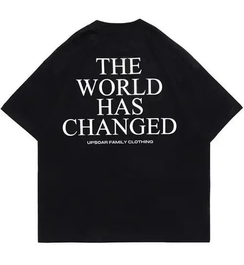 Japanese Brand Harajuku Earth Hand Graphic Print Oversized Tshirt Size US M / EU 48-50 / 2 - 2 Thumbnail