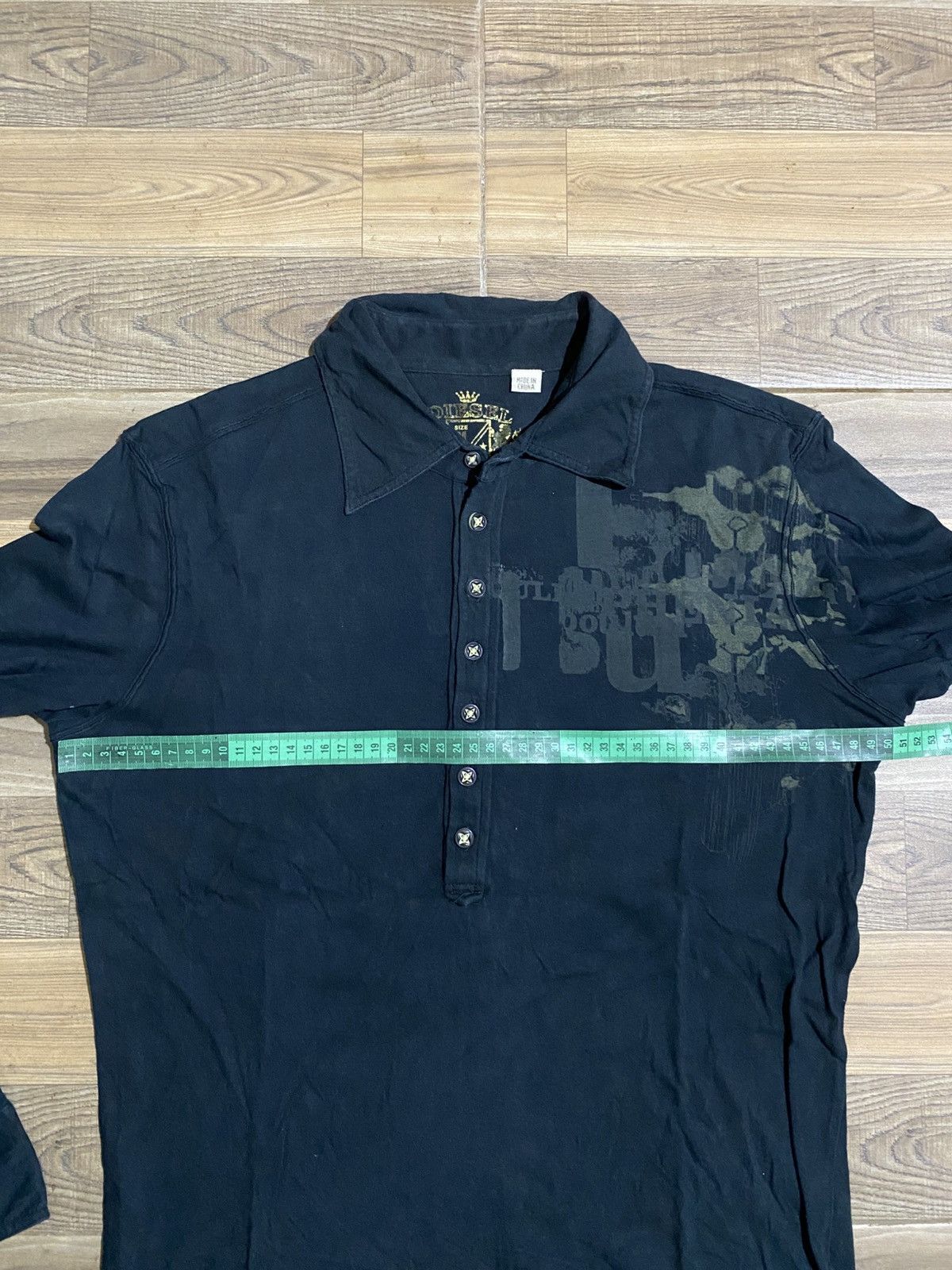 Japanese Brand × Vintage HI FI SOCIETY LONG BUTTON TSHIRT Size US M / EU 48-50 / 2 - 10 Thumbnail