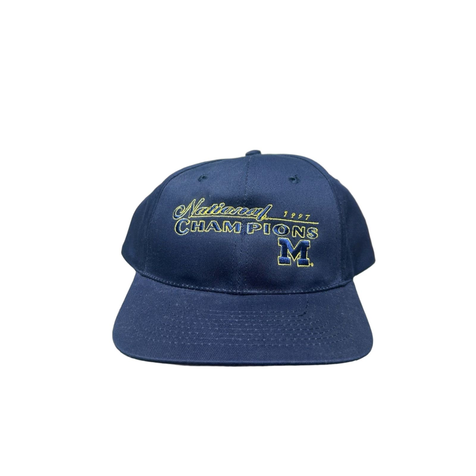 Champion VINTAGE 90s snapback hat cap university of Michigan wolverines 1997 champions HaT Cap Snapback Mens? Size ONE SIZE - 1 Thumbnail