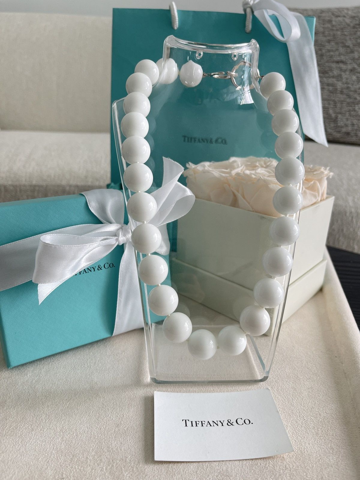 Tiffany & Co. Tiffany & Co. Dolomite Paloma Picasso Necklace 19” $1500 Size ONE SIZE - 2 Thumbnail