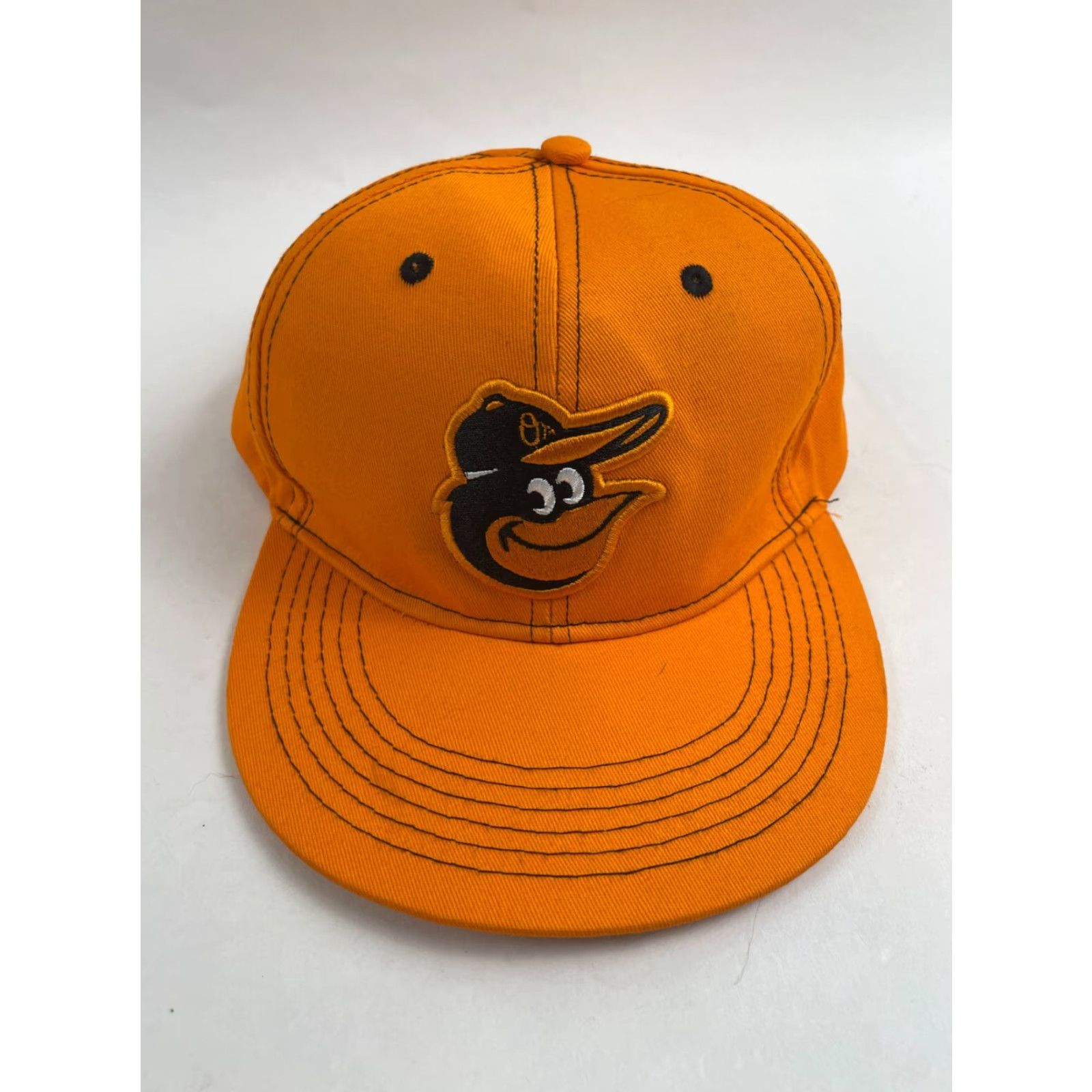 Vintage DAP Cap Dad Against Predators Hat Snap Back Orange Contrast Stitching Adjustable Size ONE SIZE - 2 Thumbnail