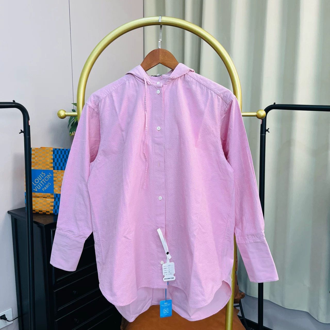 Loewe Loewe Pink Monogram Print Shirt Size US XS / EU 42 / 0 - 1 Thumbnail