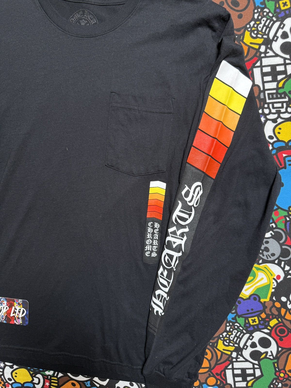 Chrome Hearts Chrome Hearts Black Charge Up Long Sleeve Tee Size US M / EU 48-50 / 2 - 3 Thumbnail