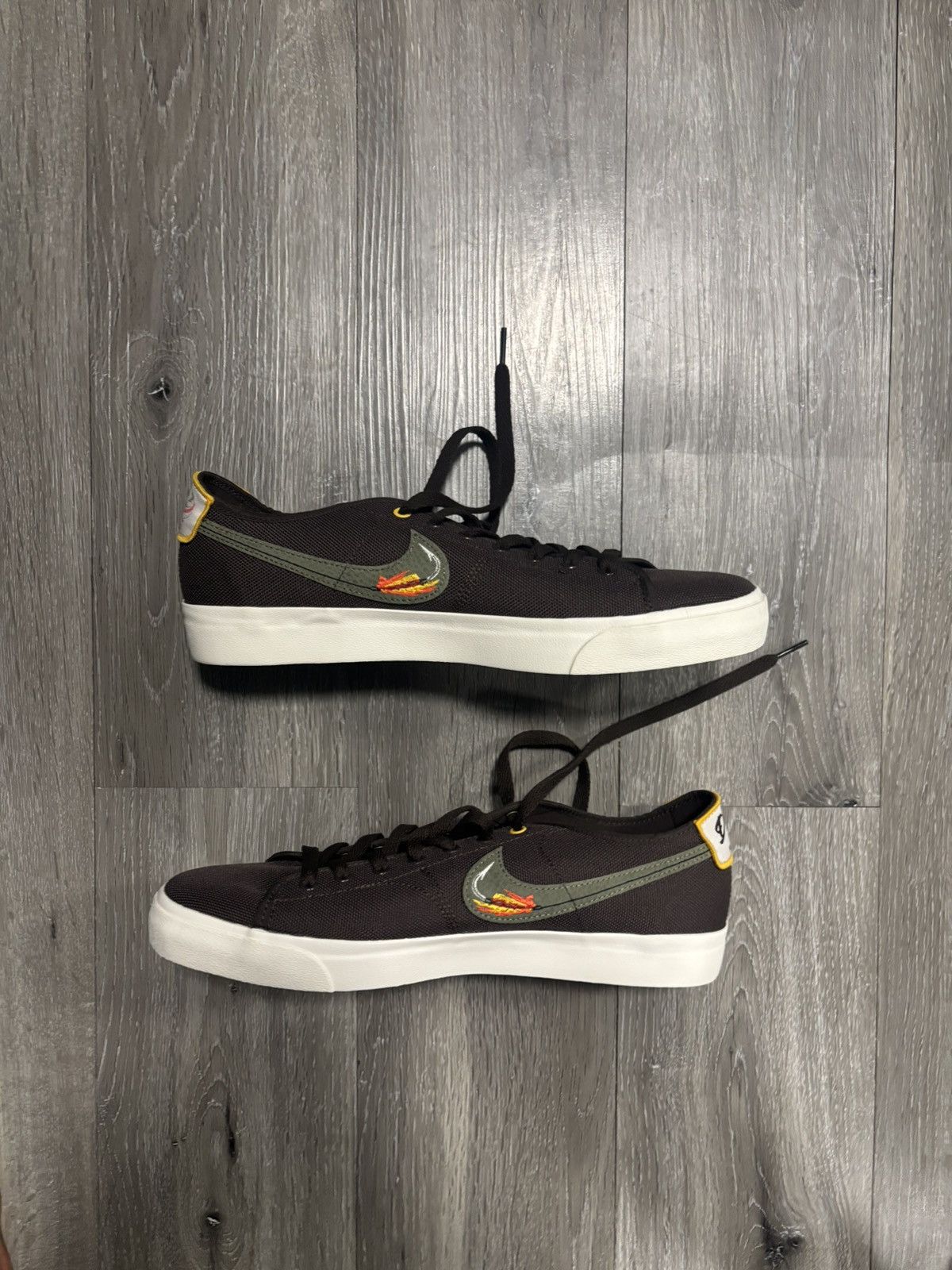 Nike Daan Van Der Linden X Nike Blzr Crt SB Baroque Brn CZ5605200 Size US 11 / EU 44 - 2 Thumbnail